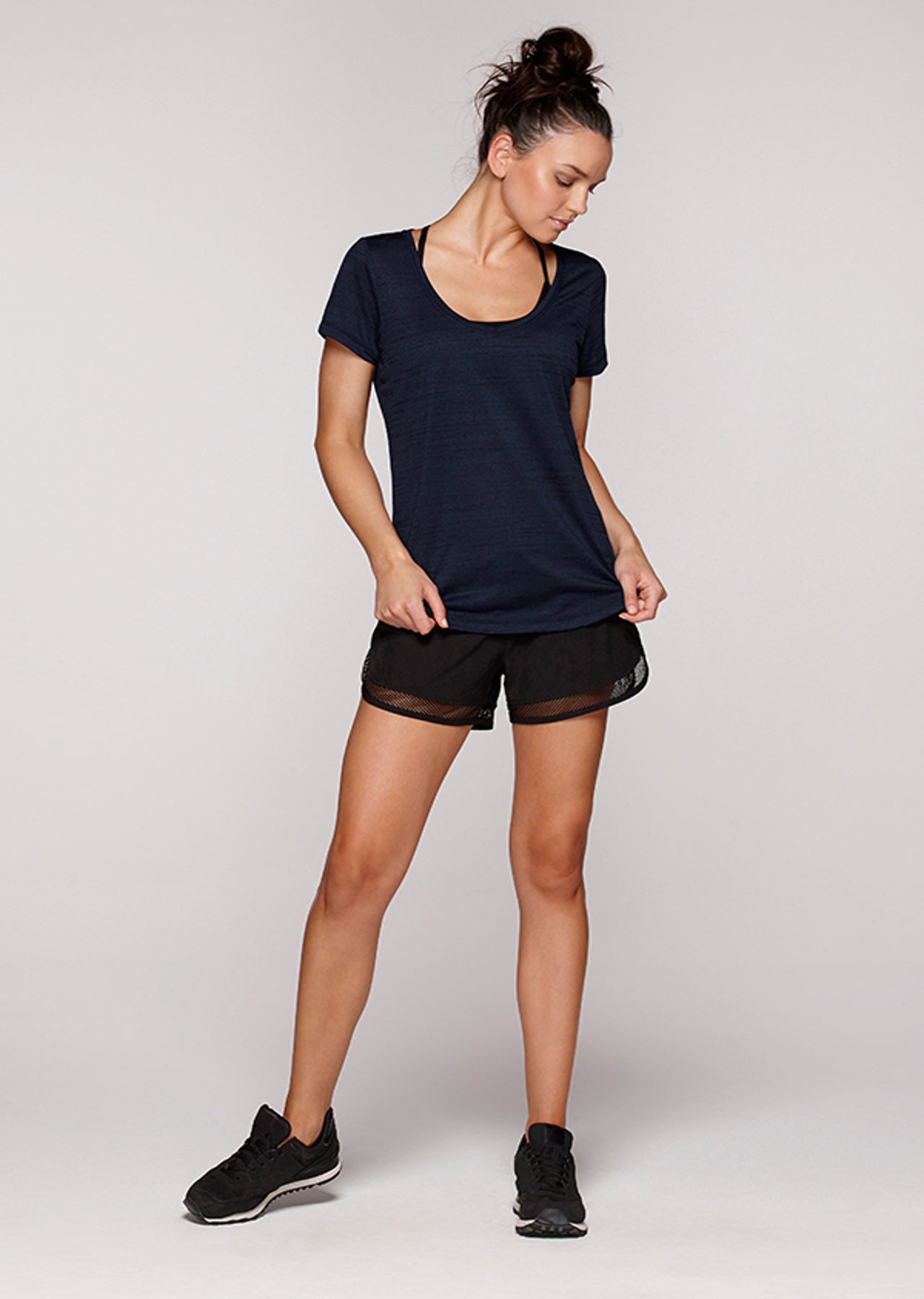 Lorna Jane Frankie Active T-Shirt - Ink Marl