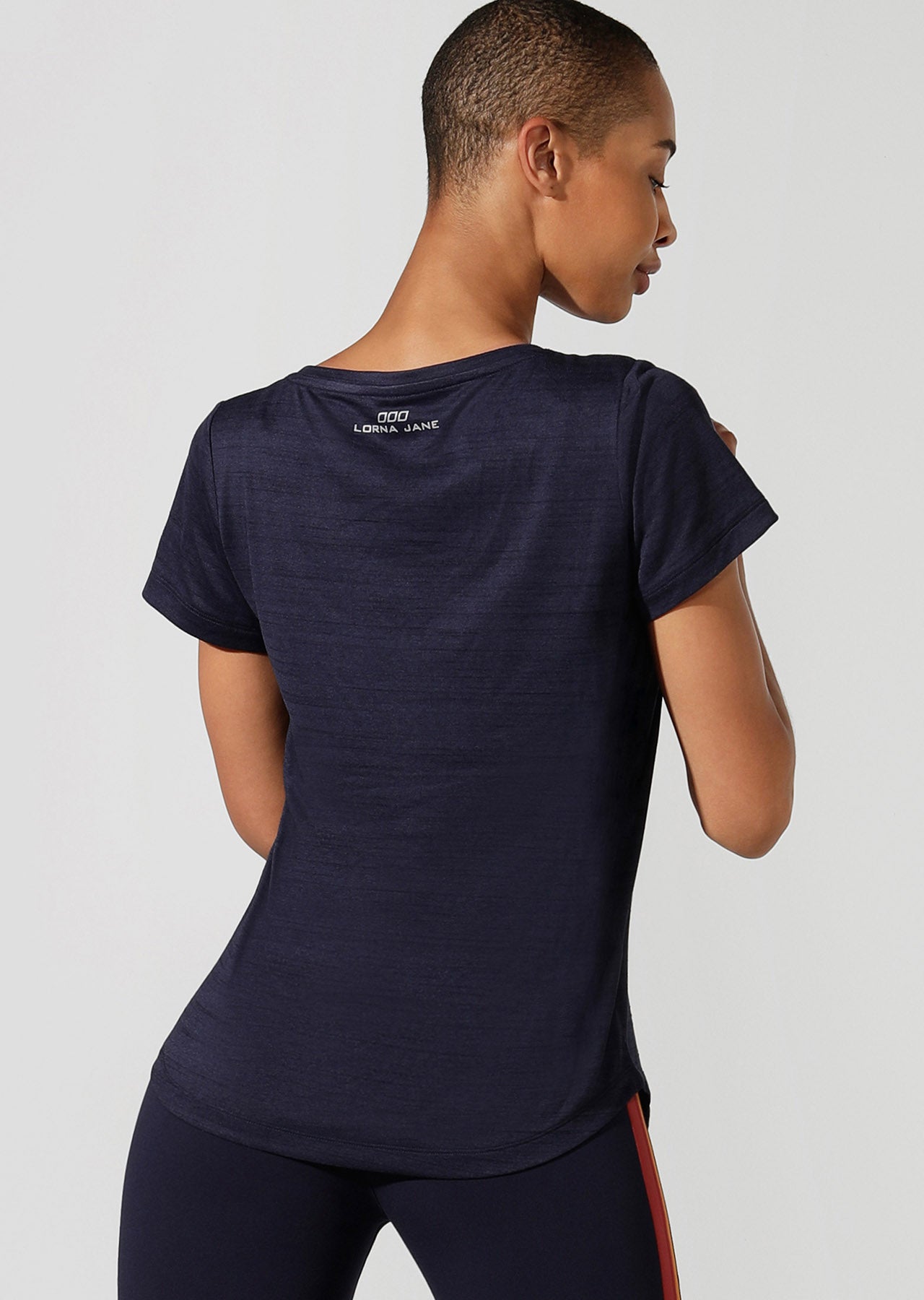 Lorna Jane Frankie Active Tee - French Navy