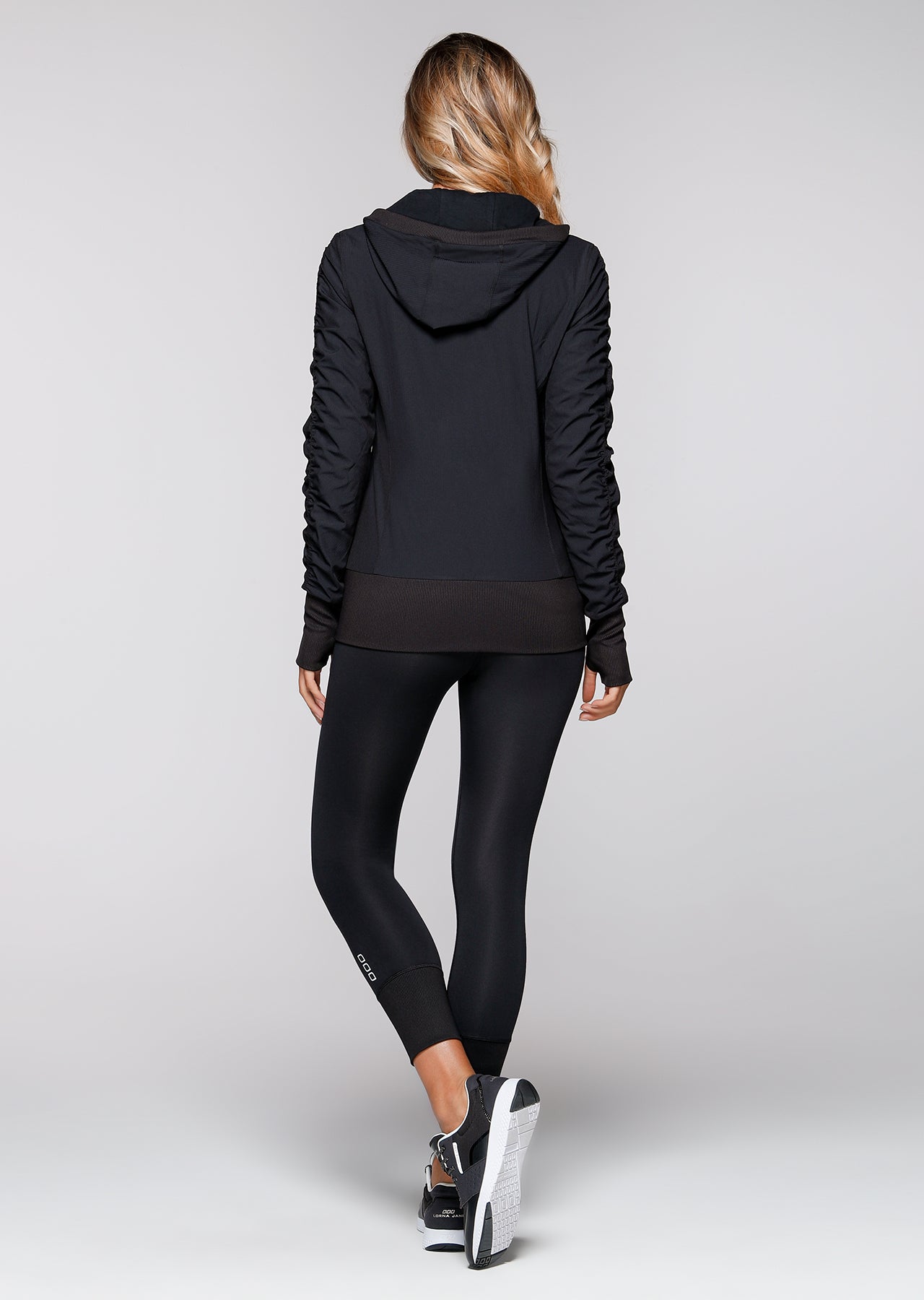Lorna Jane Frankie Hooded Jacket - Black