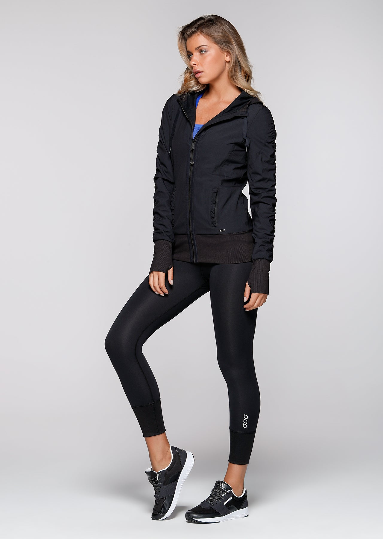 Lorna Jane Frankie Hooded Jacket - Black