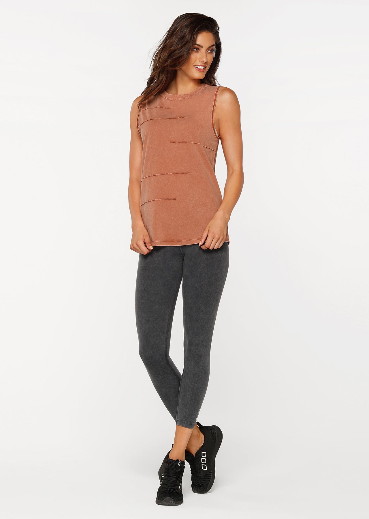 Lorna Jane Free Love Tank - RUST