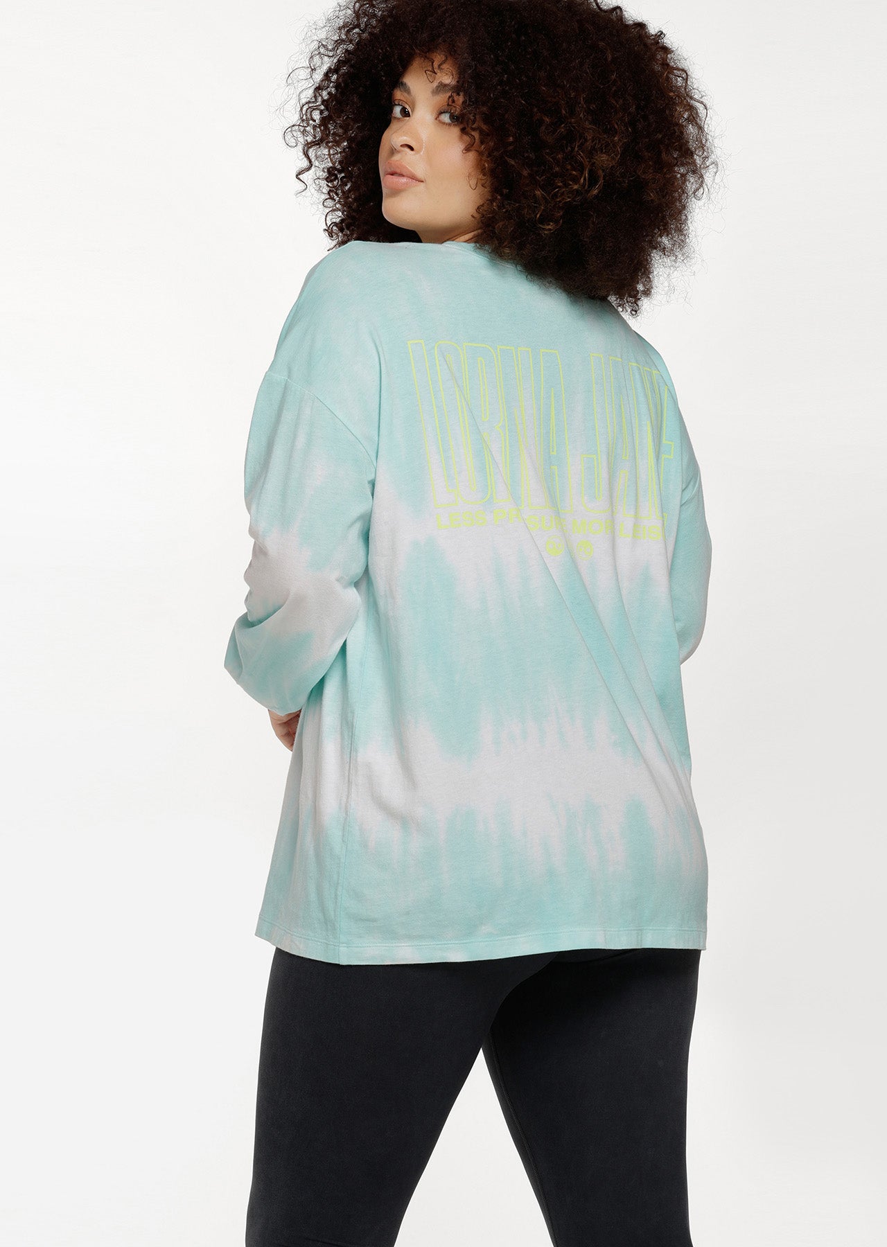 Lorna Jane Free Spirit Oversized Long Sleeve Top - Heavenly Tie Dye