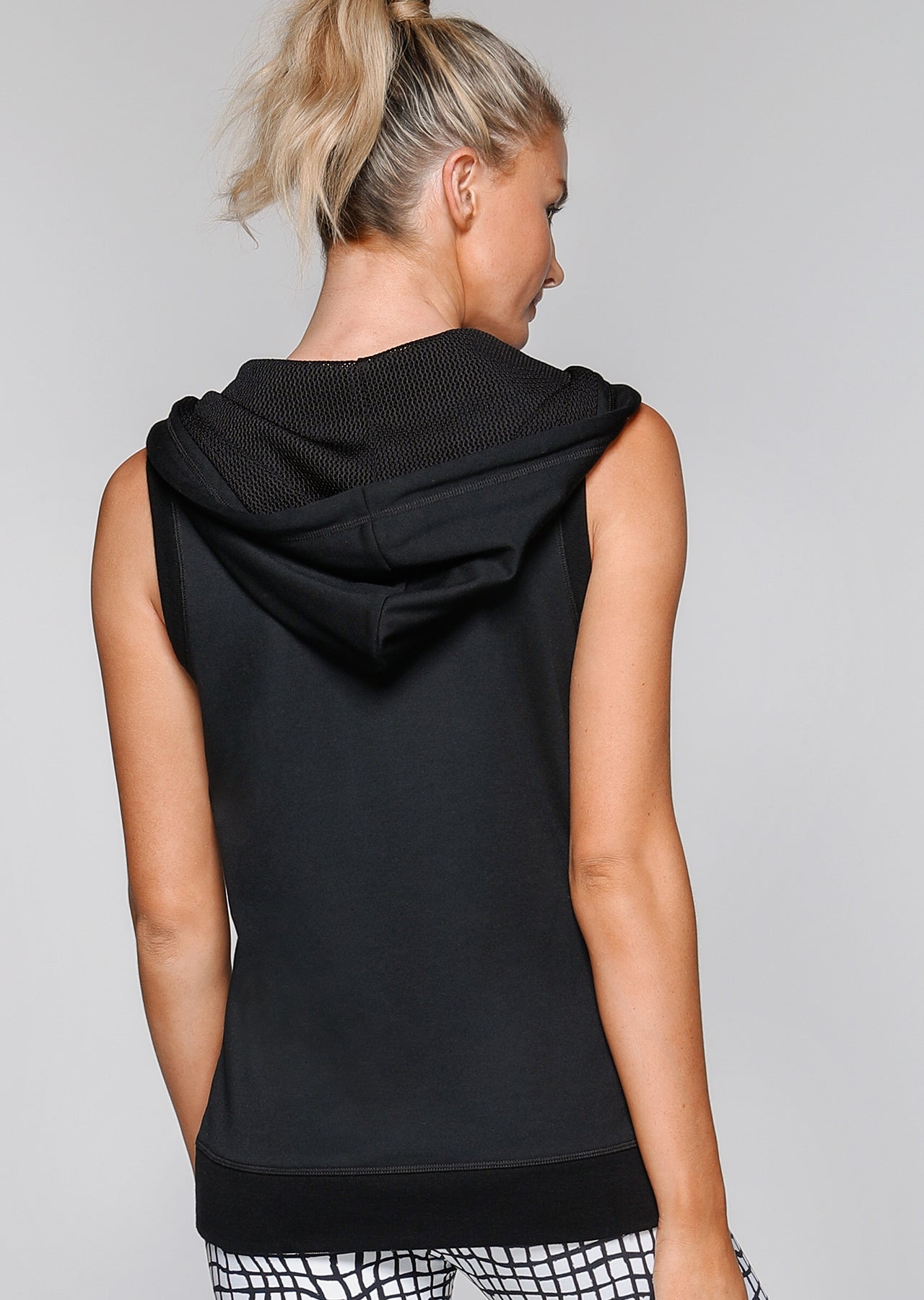 Lorna Jane Freedom S/Less Hoodie - Black