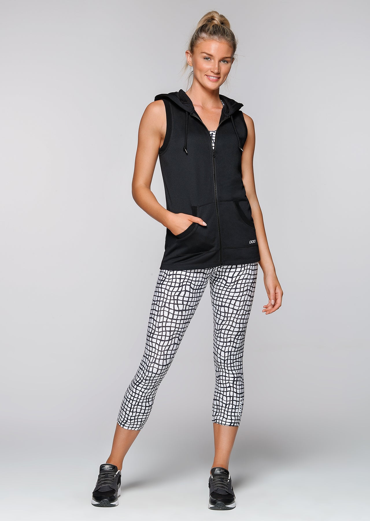 Lorna Jane Freedom S/Less Hoodie - Black