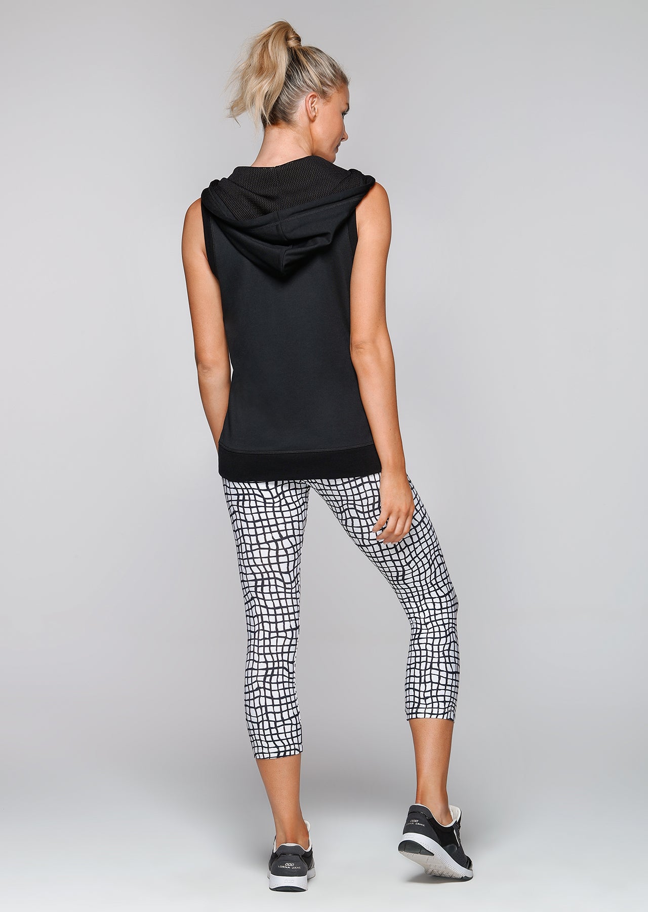 Lorna Jane Freedom S/Less Hoodie - Black