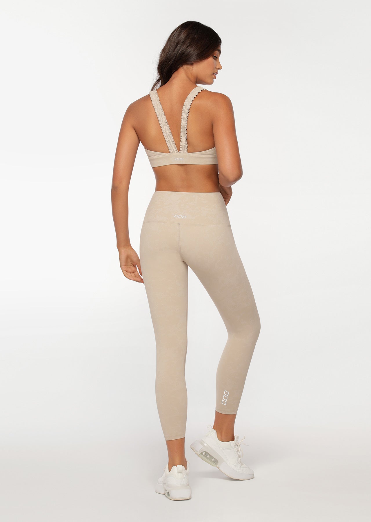 Lorna Jane Frill Me Sports Bra - Off White