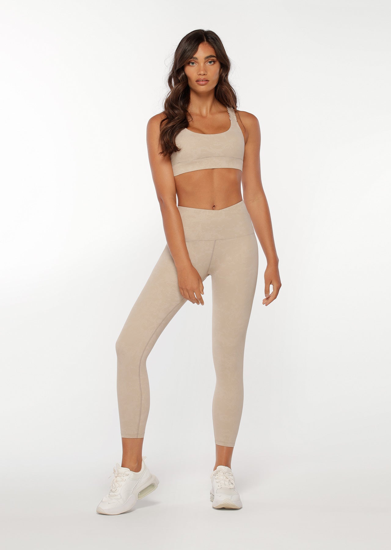 Lorna Jane Frill Me Sports Bra - Off White