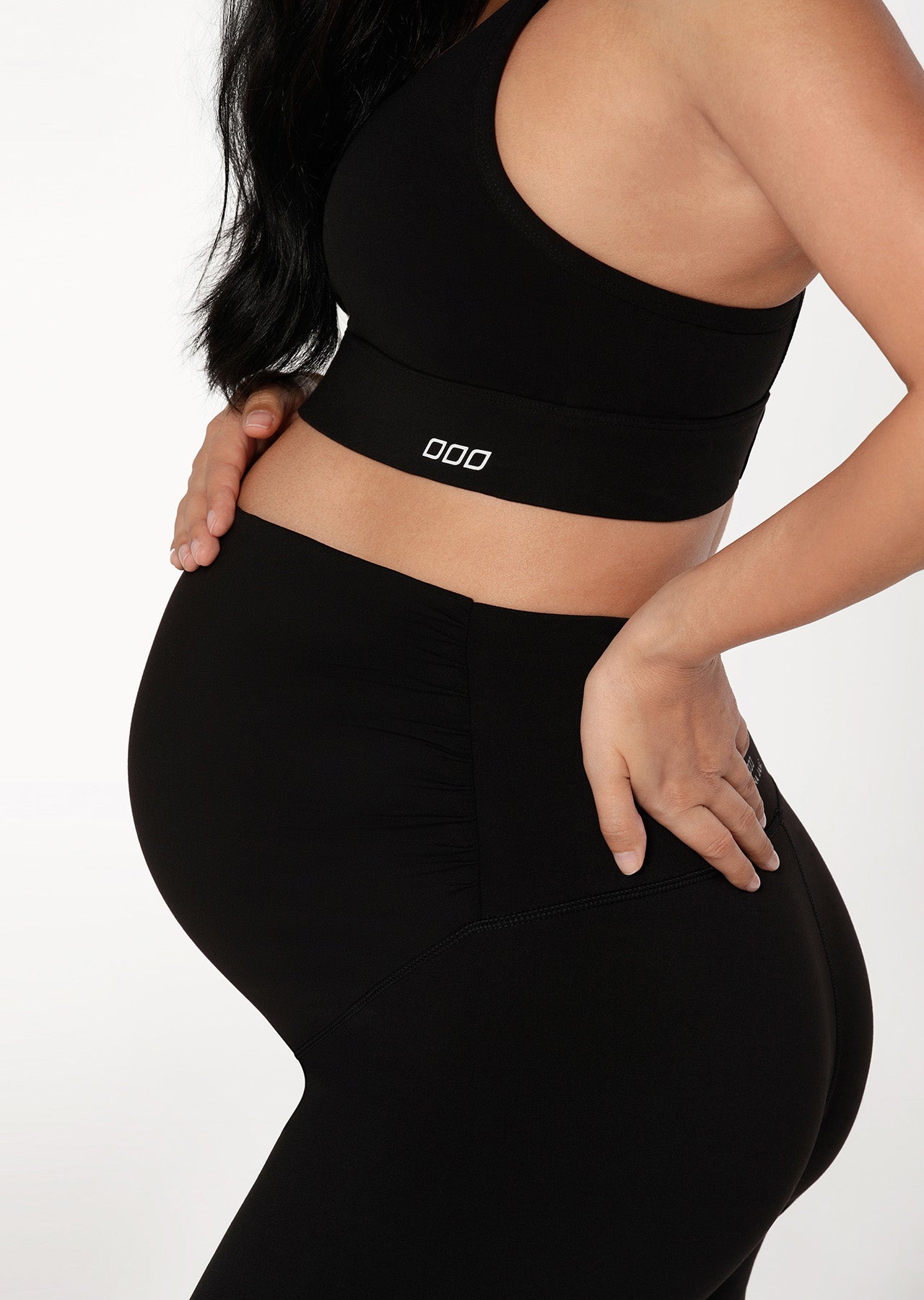 Lorna Jane Full Coverage Maternity Ankle Biter Leggings - Black