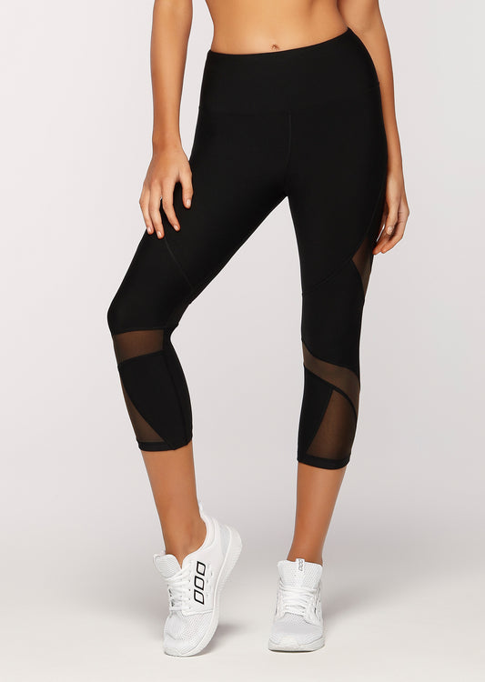 Lorna Jane Get Set Core 7/8 Tight - Black