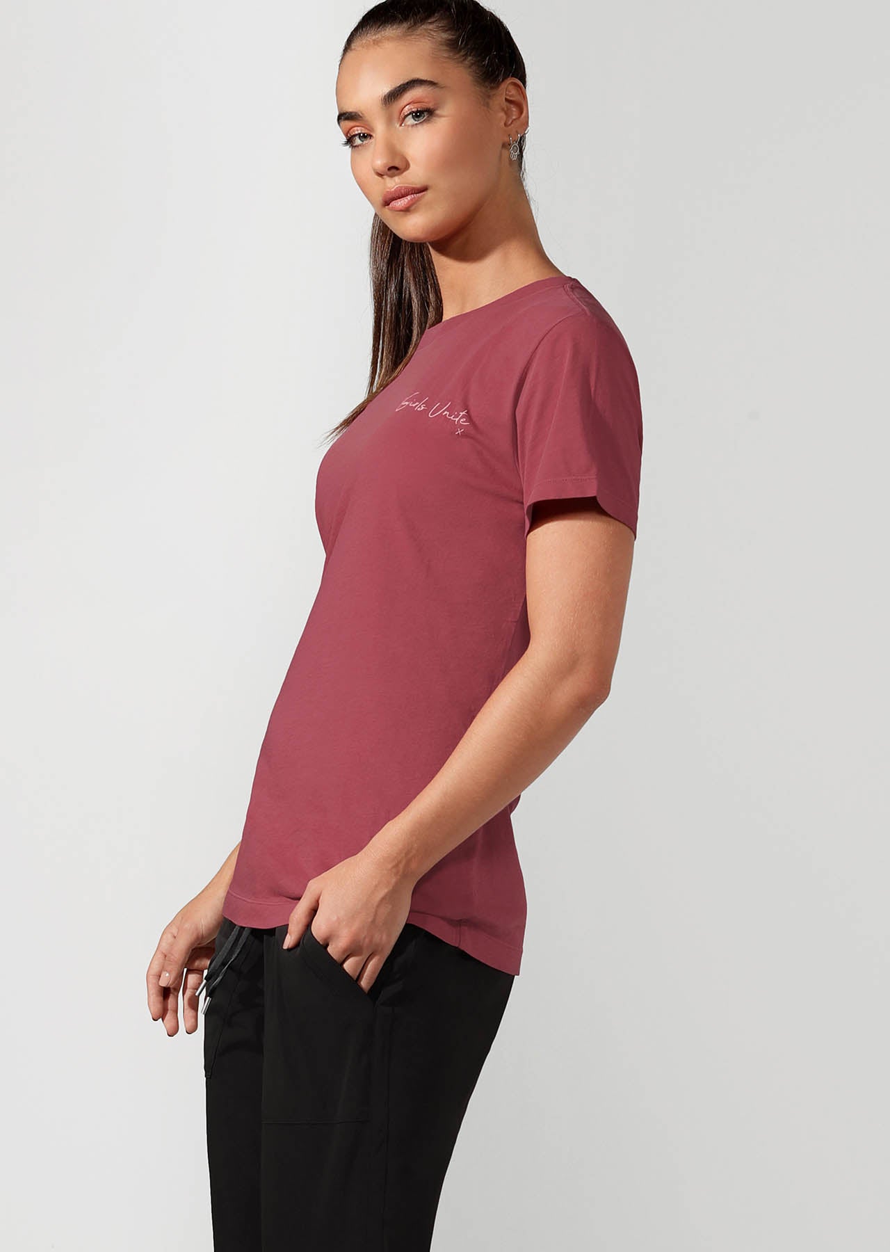 Lorna Jane Girls Unite Tee - Raspberry Sorbet