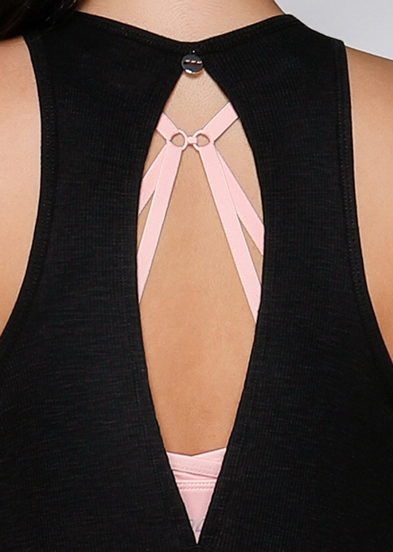 Lorna Jane Gisele Rib Tank - Black