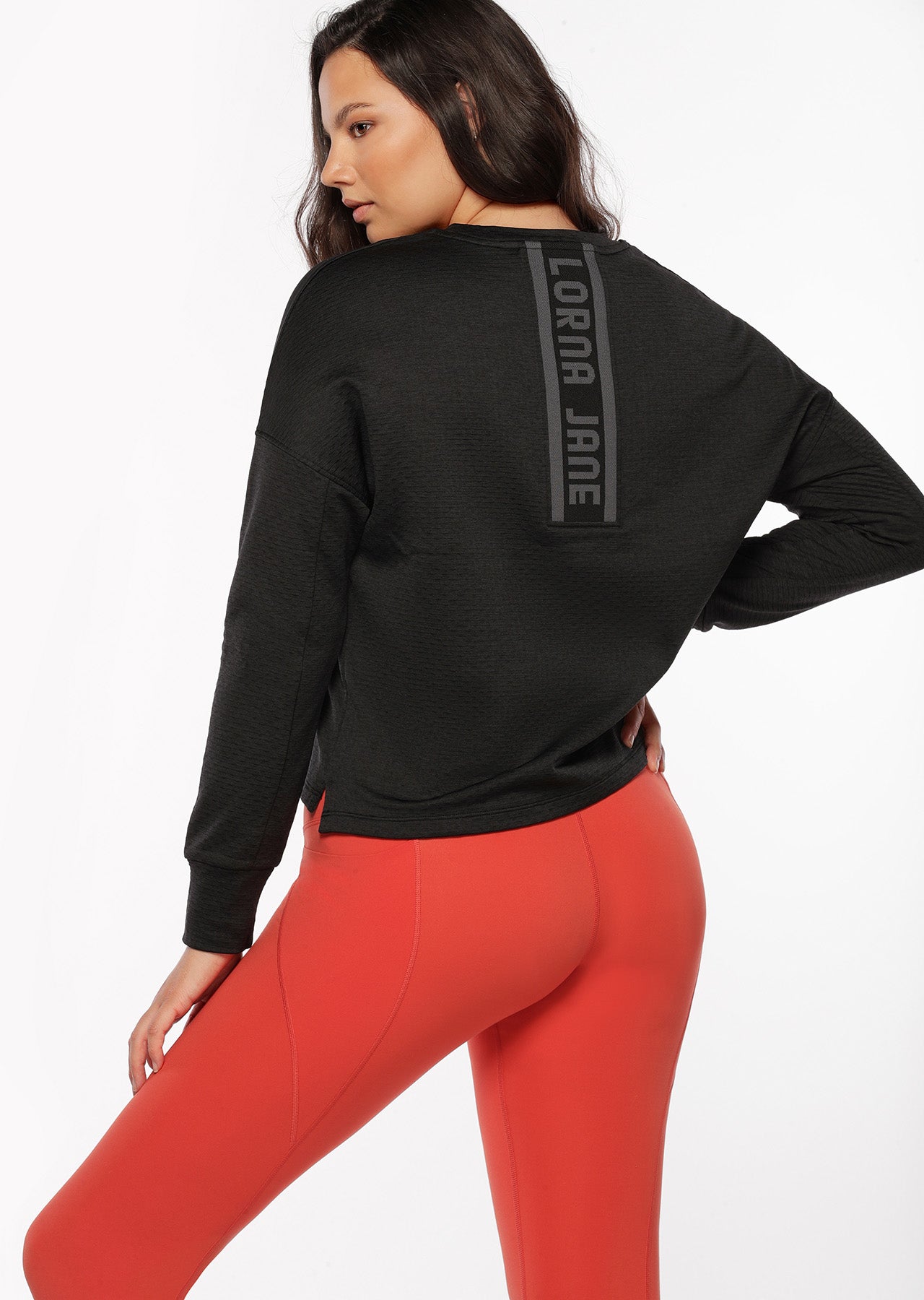 Lorna Jane Give Me Warmth Thermal Long Sleeve Top - Black