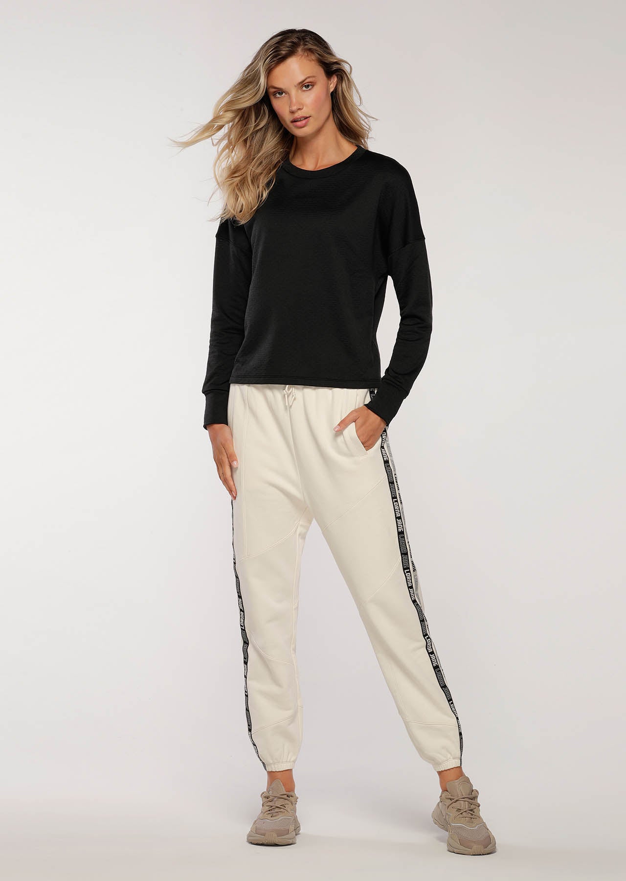 Lorna Jane Give Me Warmth Thermal Long Sleeve Top - Black