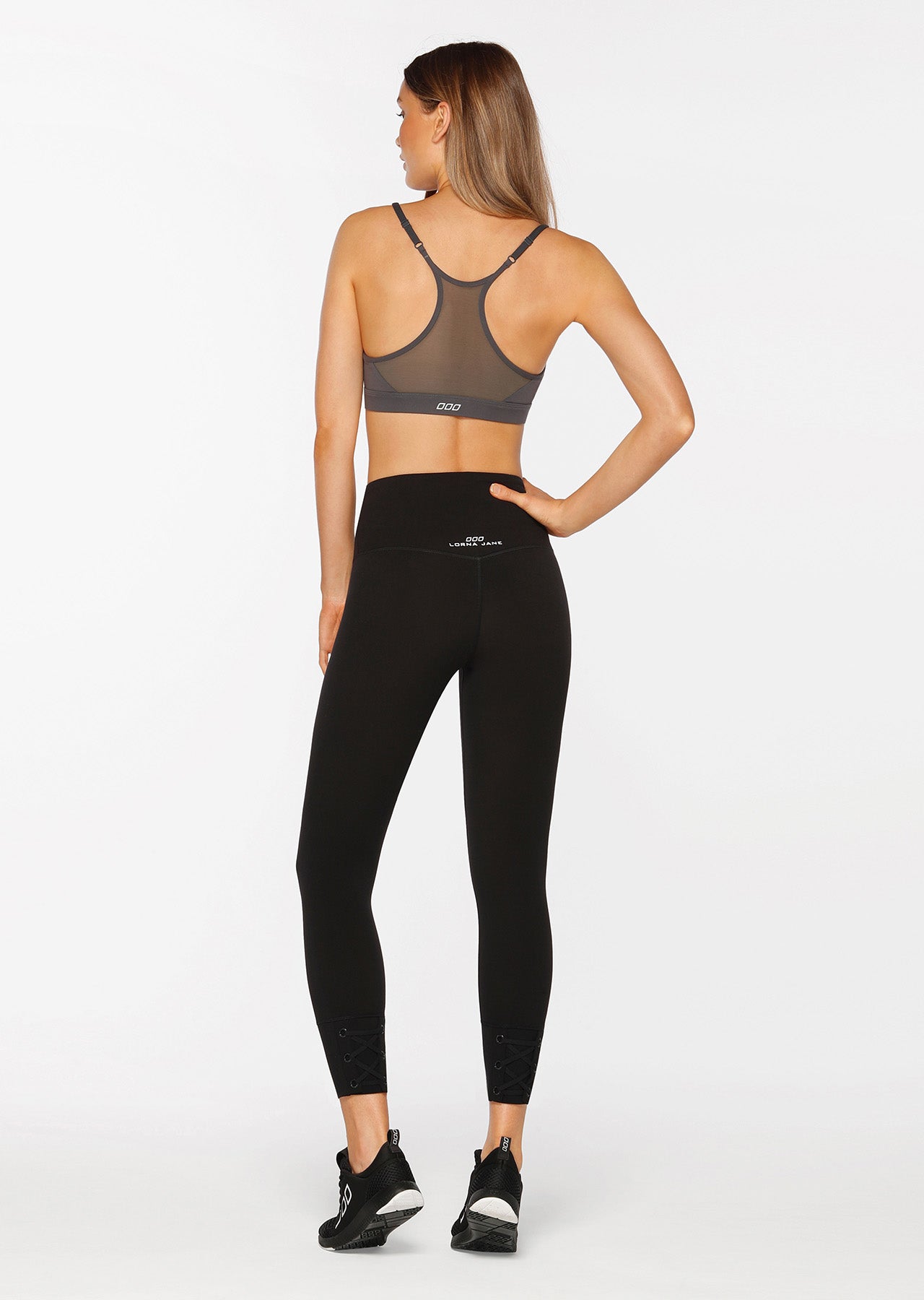 Lorna Jane Glamour Core Ankle Biter Tight - Black