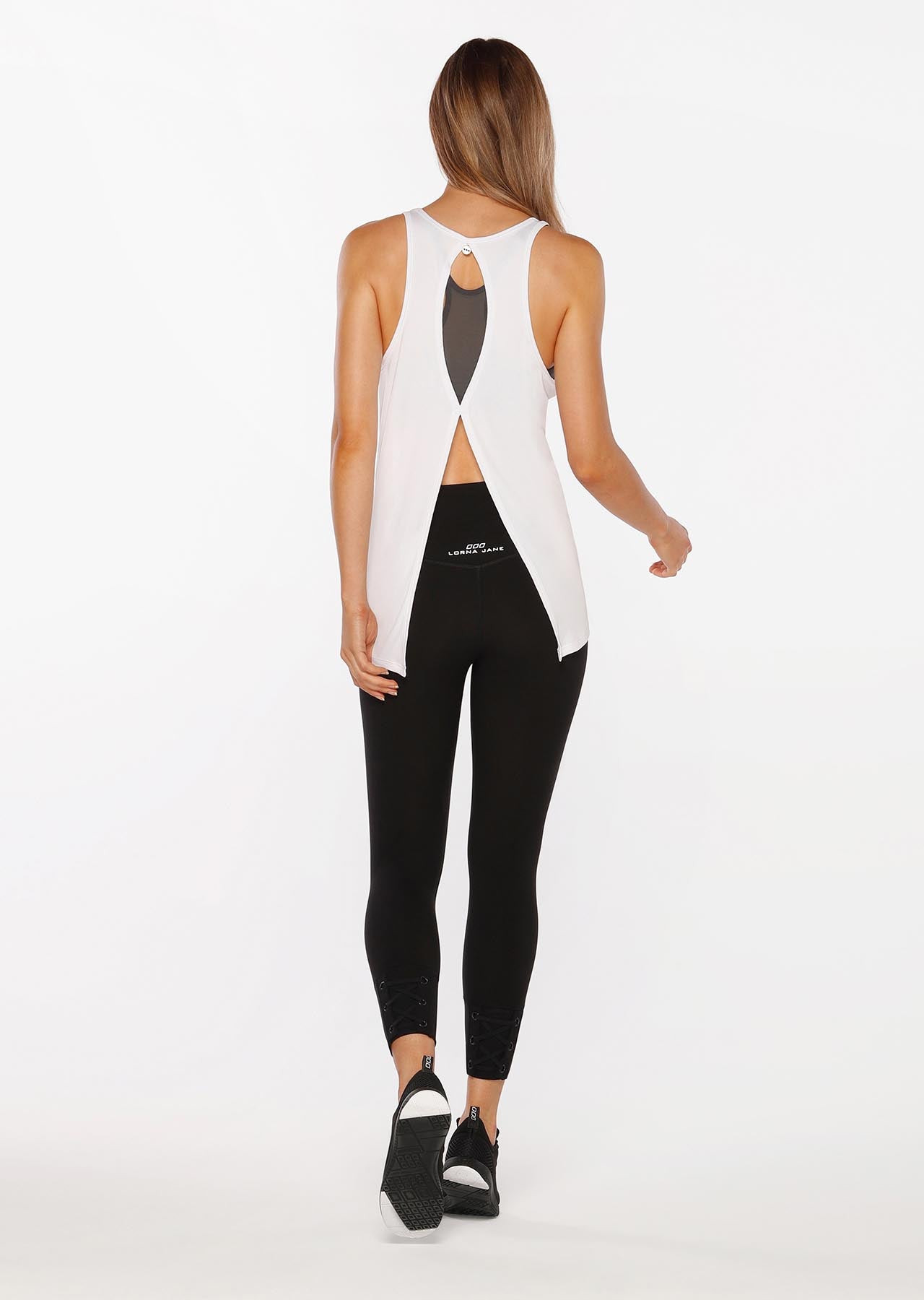 Lorna Jane Glamour Core Ankle Biter Tight - Black