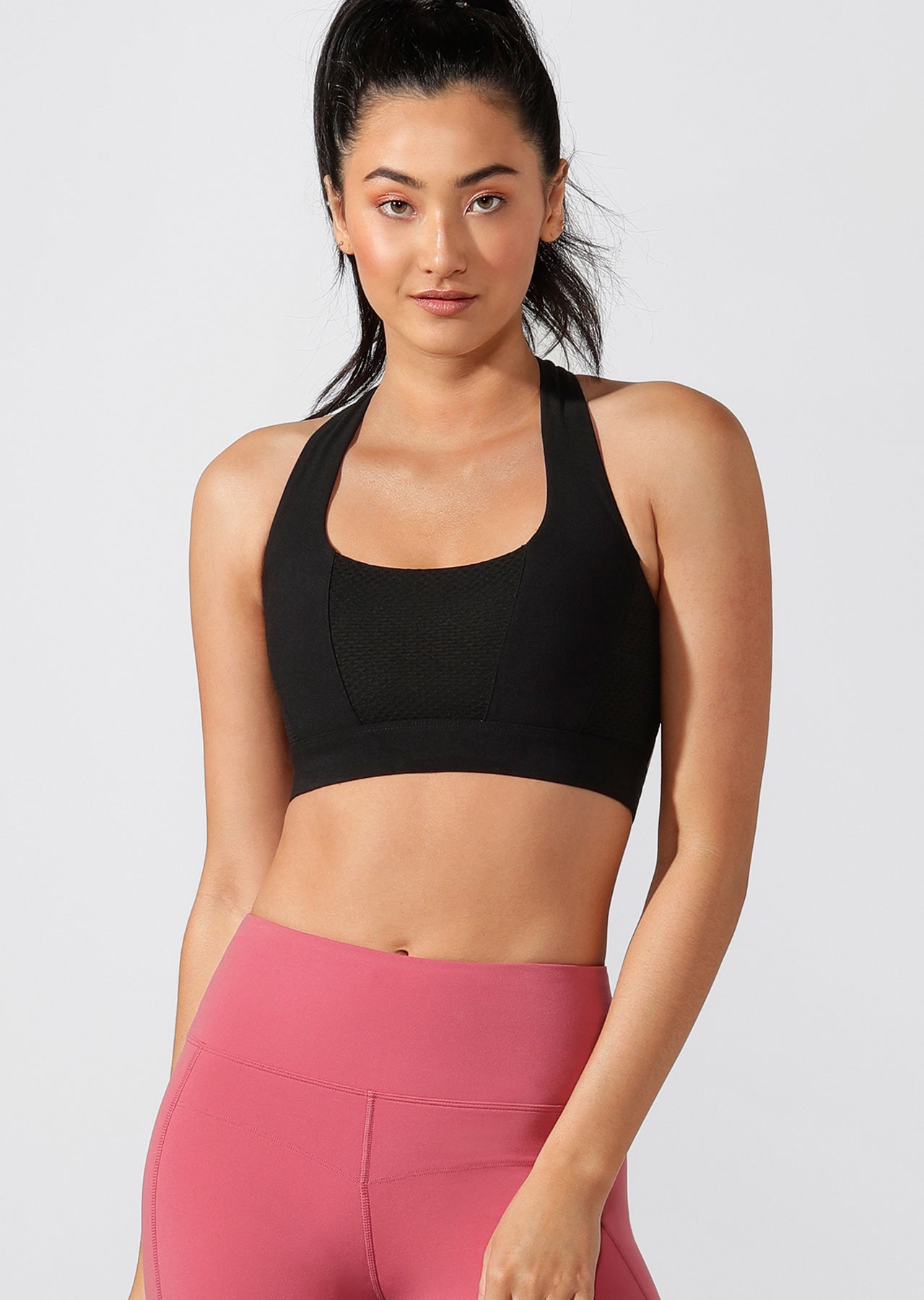 Lorna Jane Glamour Girl Sports Bra - Black