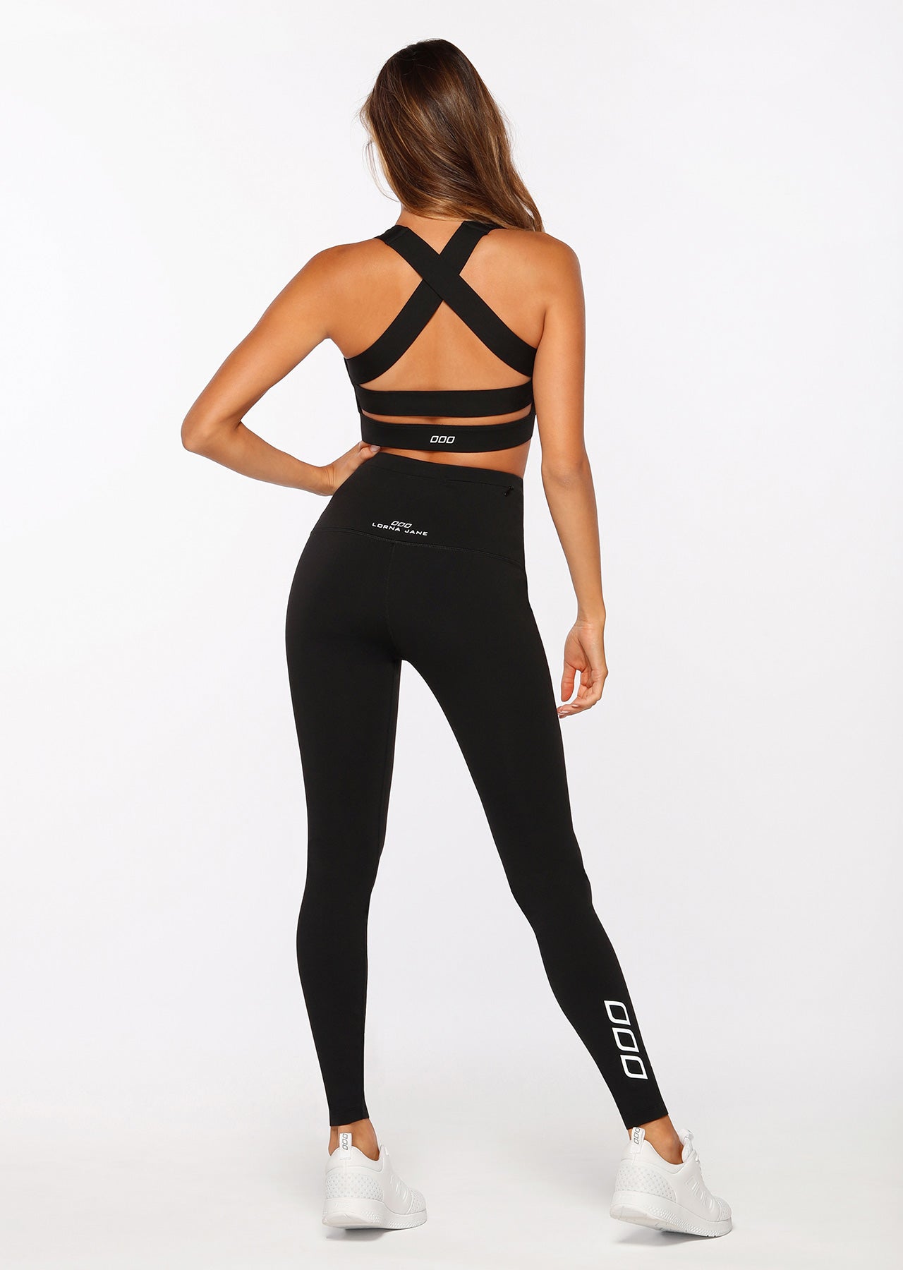 Lorna Jane Glamour Girl Sports Bra - Black