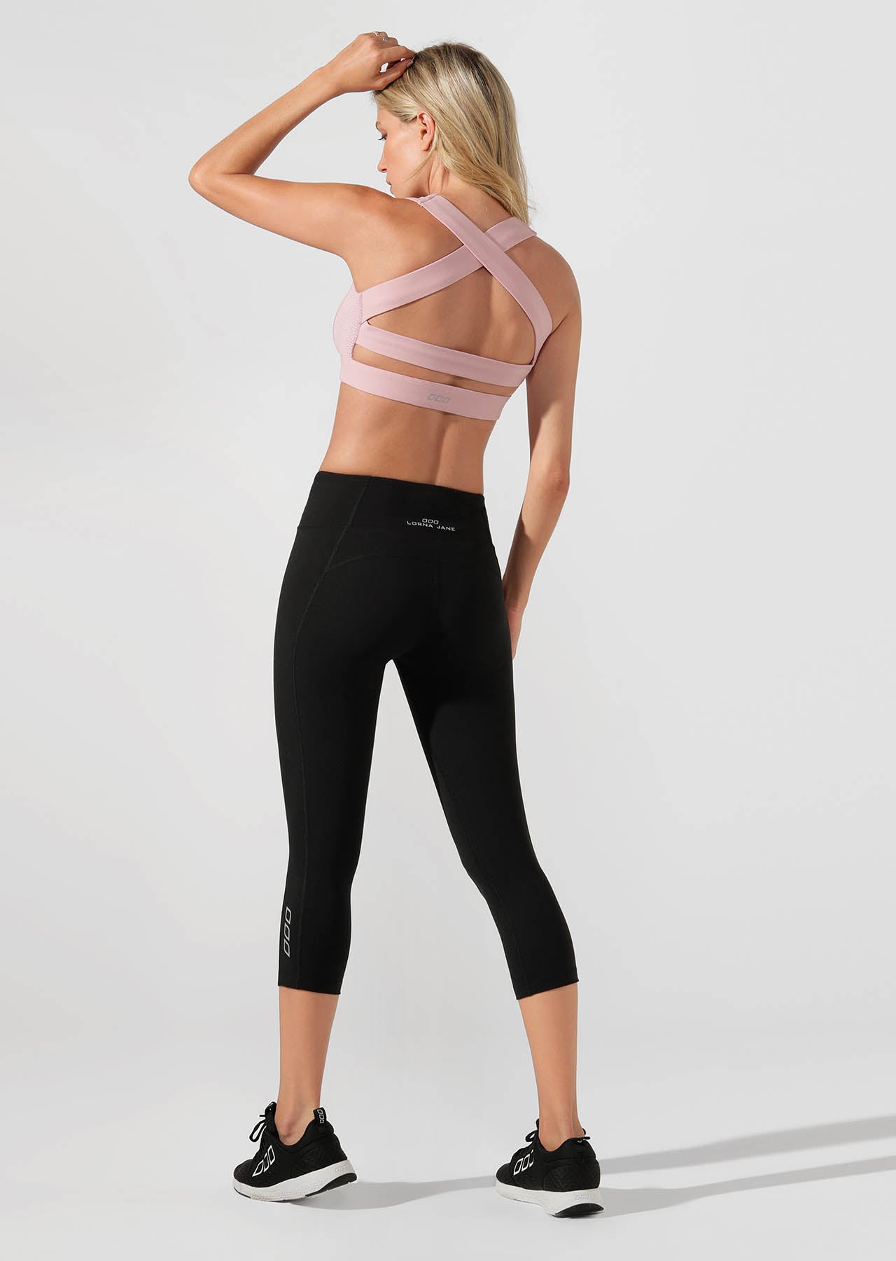 Lorna Jane Glamour Girl Sports Bra - Dusty Rose