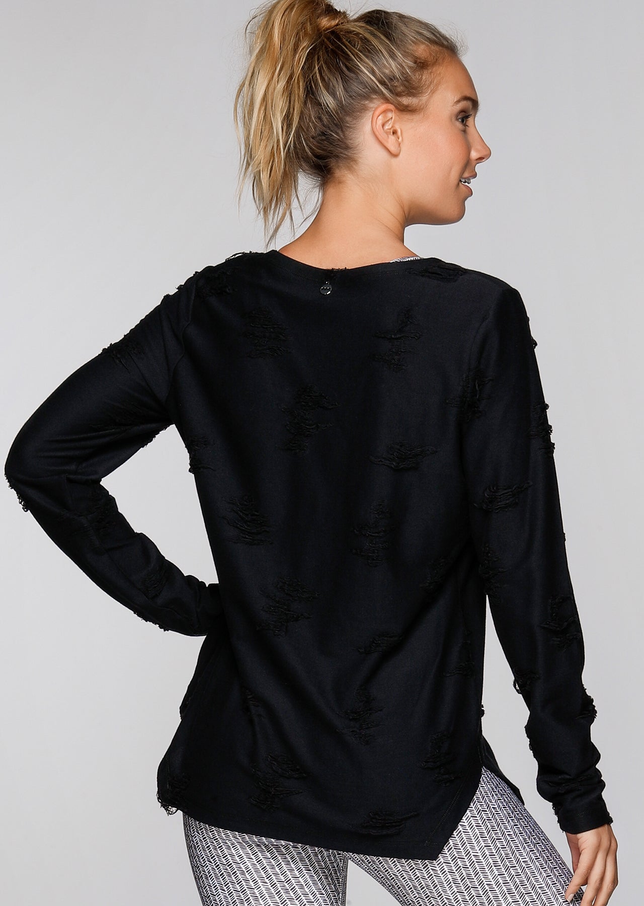 Lorna Jane Glory L/Slv Top - Black