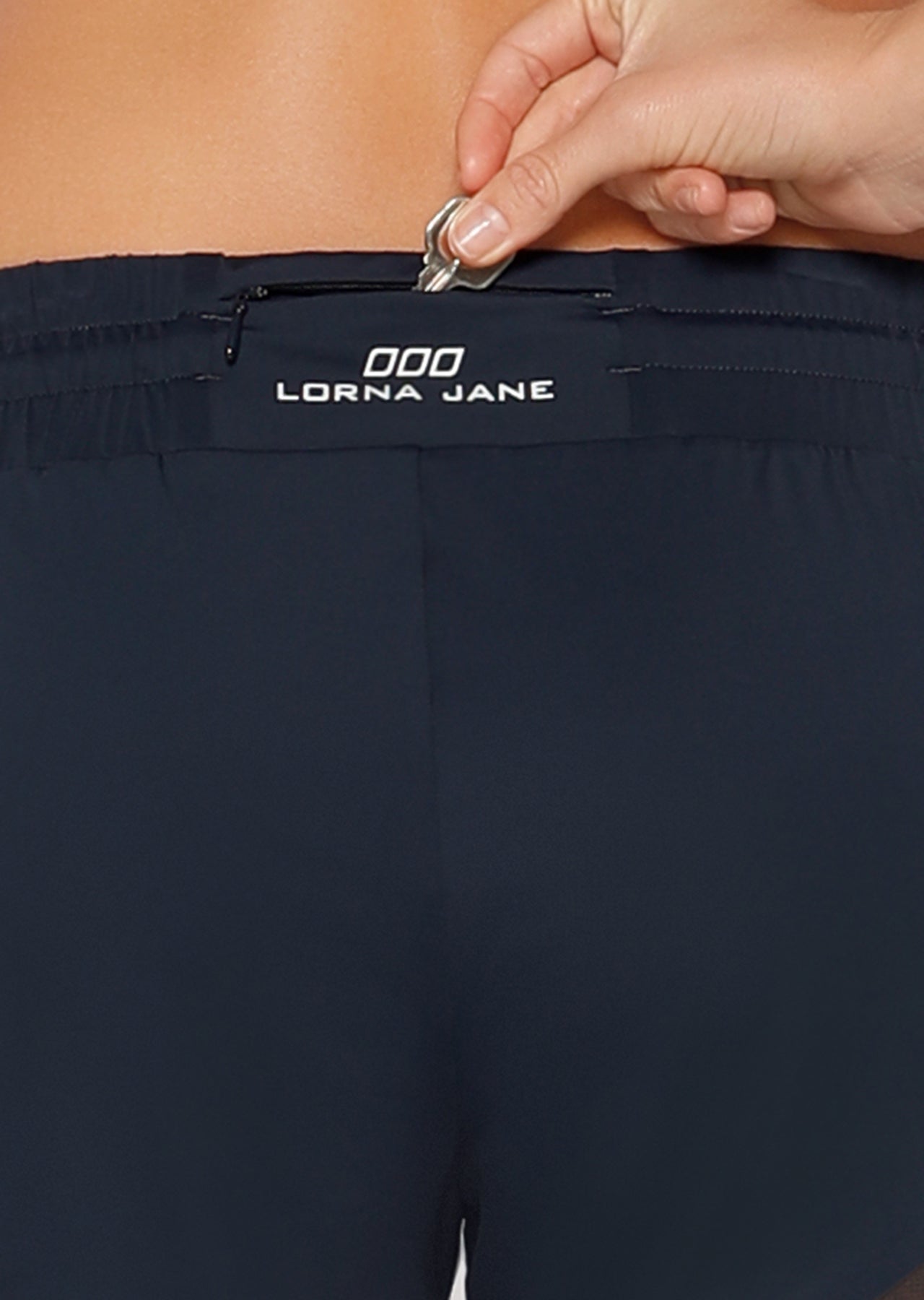 Lorna Jane Go The Distance Run Shorts - Midnight Indigo