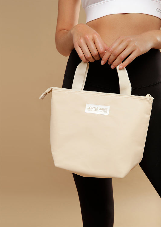 Lorna Jane Go To Insulated Lunch Tote - Neutral