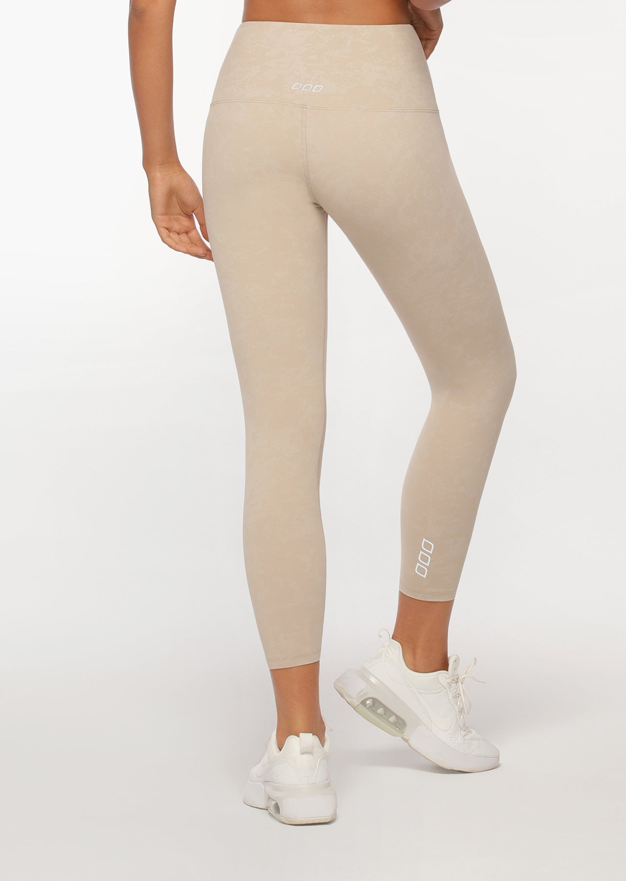 Lorna Jane Graceful Ankle Biter Leggings - Off White