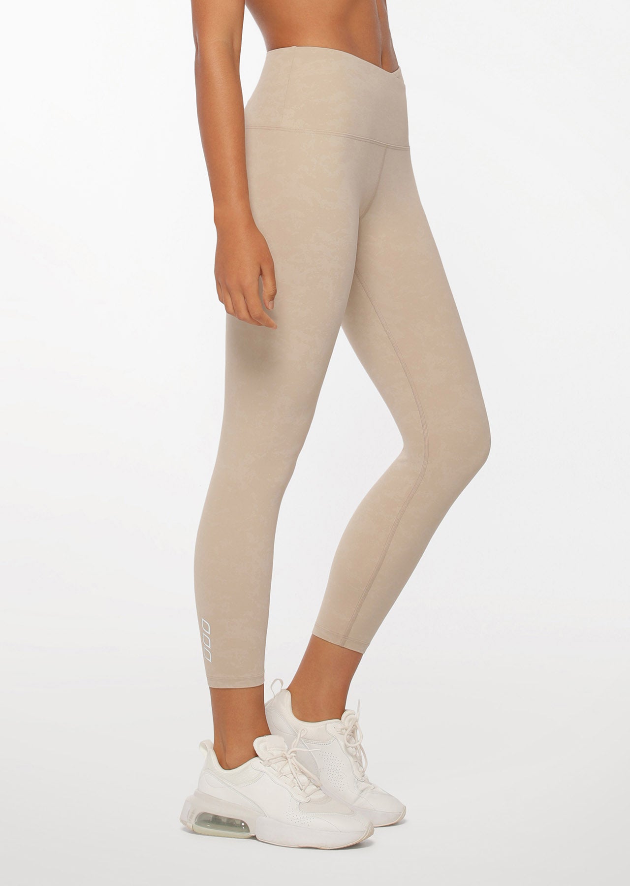 Lorna Jane Graceful Ankle Biter Leggings - Off White