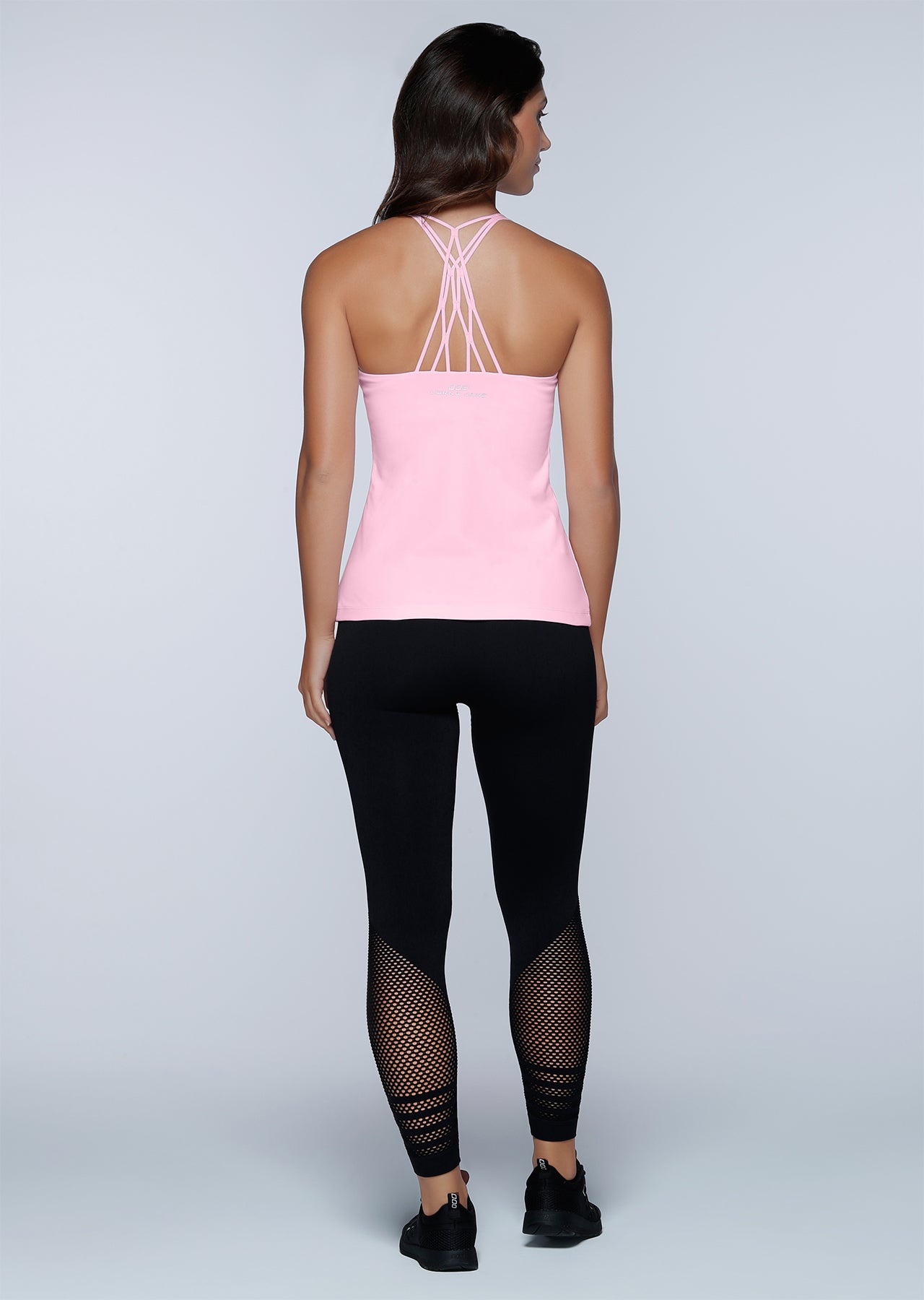 Lorna Jane Graceful Excel Yoga Tank - Romance Pink