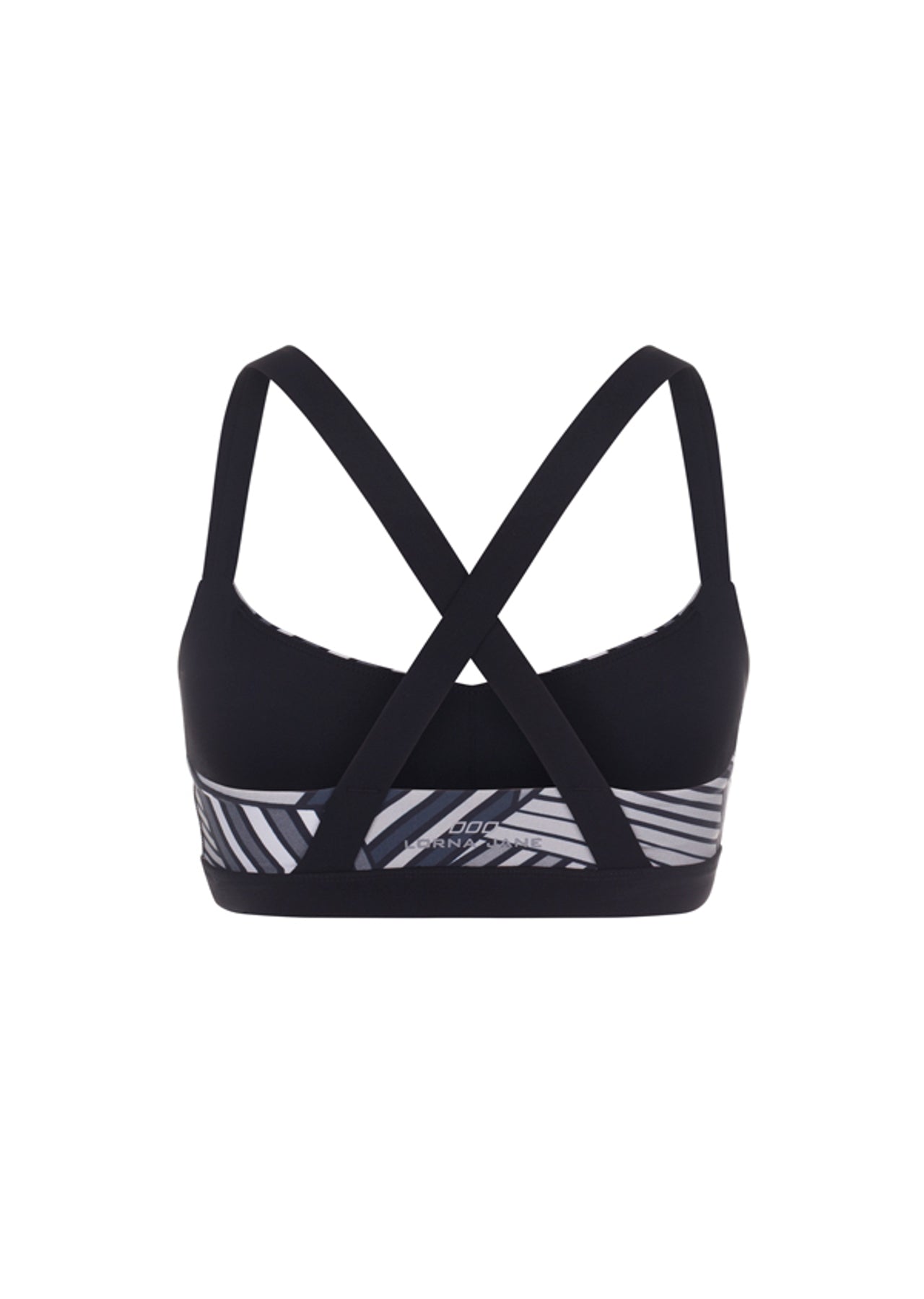 Lorna Jane Graceful Sports Bra - Grey Multi Colour