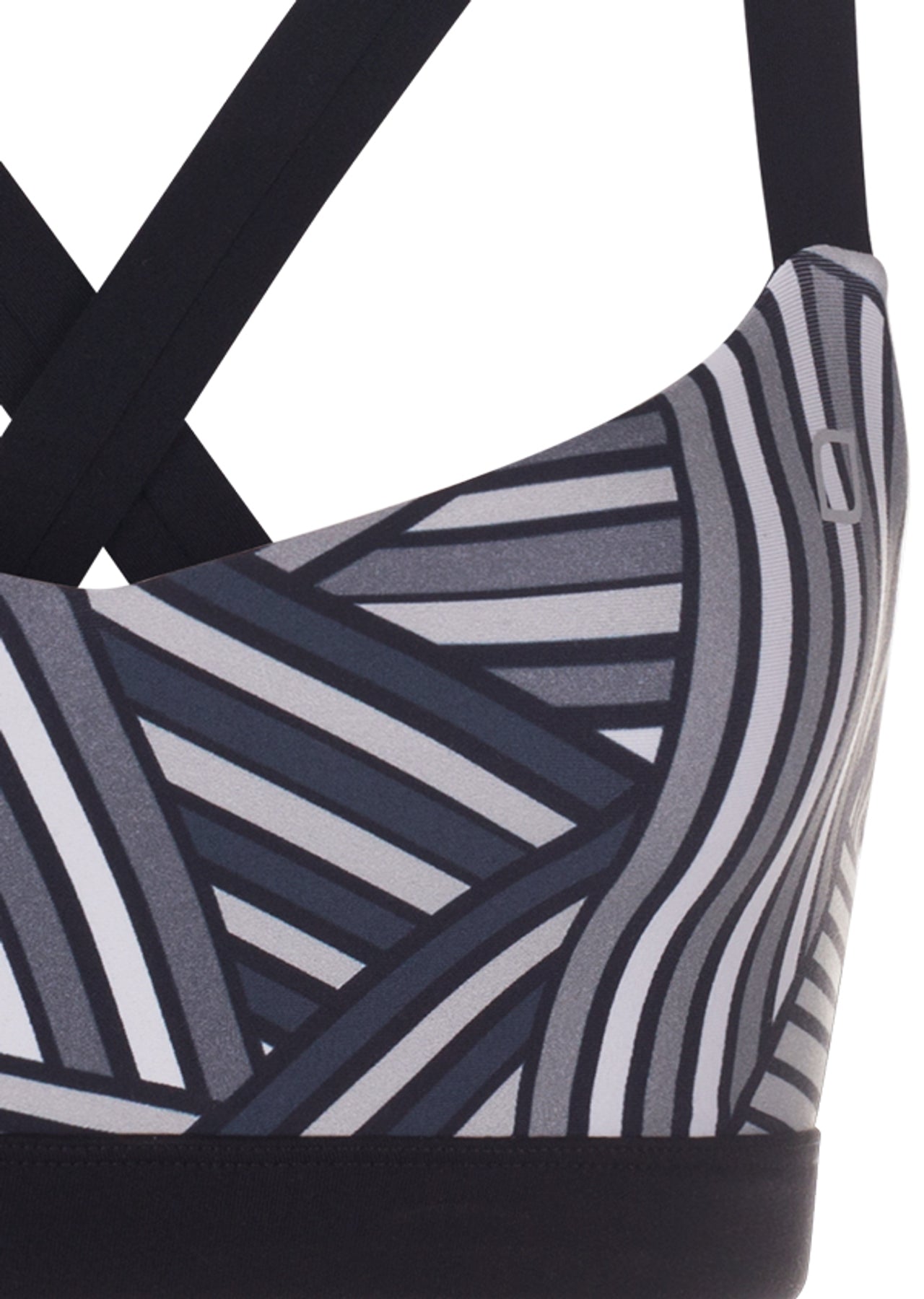 Lorna Jane Graceful Sports Bra - Grey Multi Colour