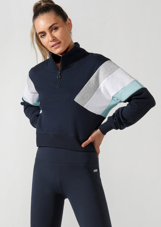 Lorna Jane Grandstand Sweat - Midnight Indigo