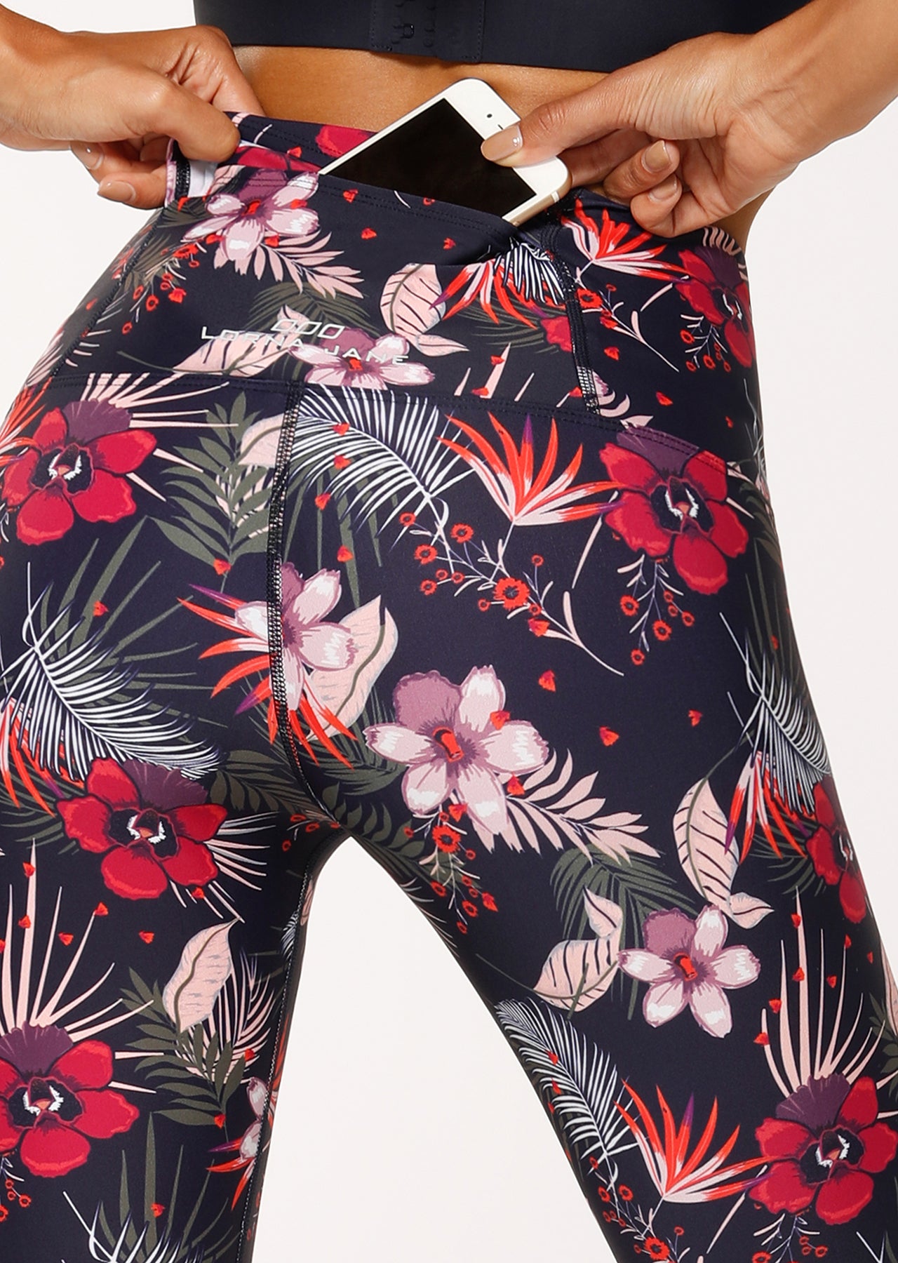 Lorna Jane Graphic Jungle Core 7/8 Tight - Graphic Jungle Print