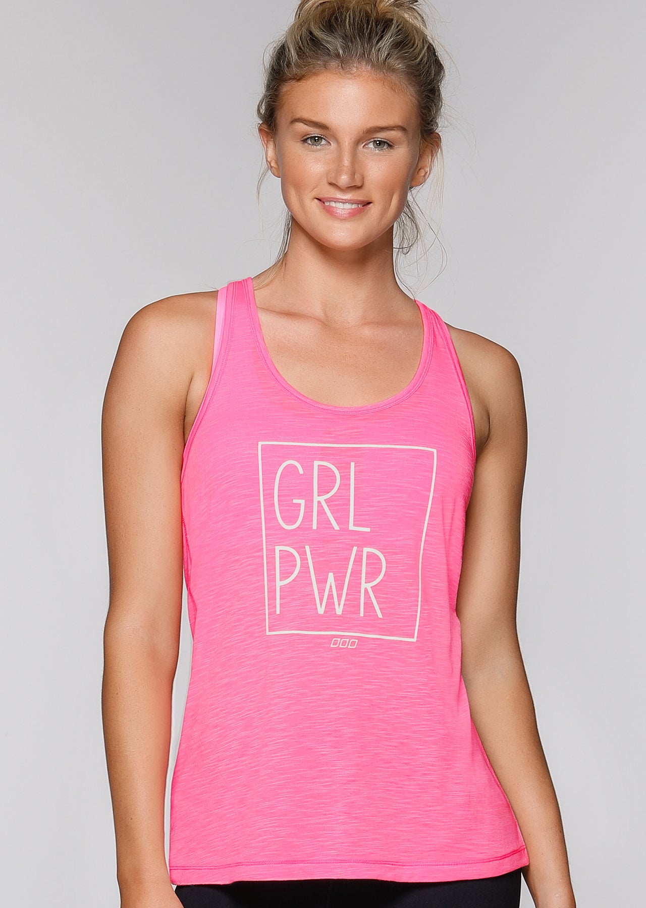 Lorna Jane Grl Pwr Tank - Hyper Pink