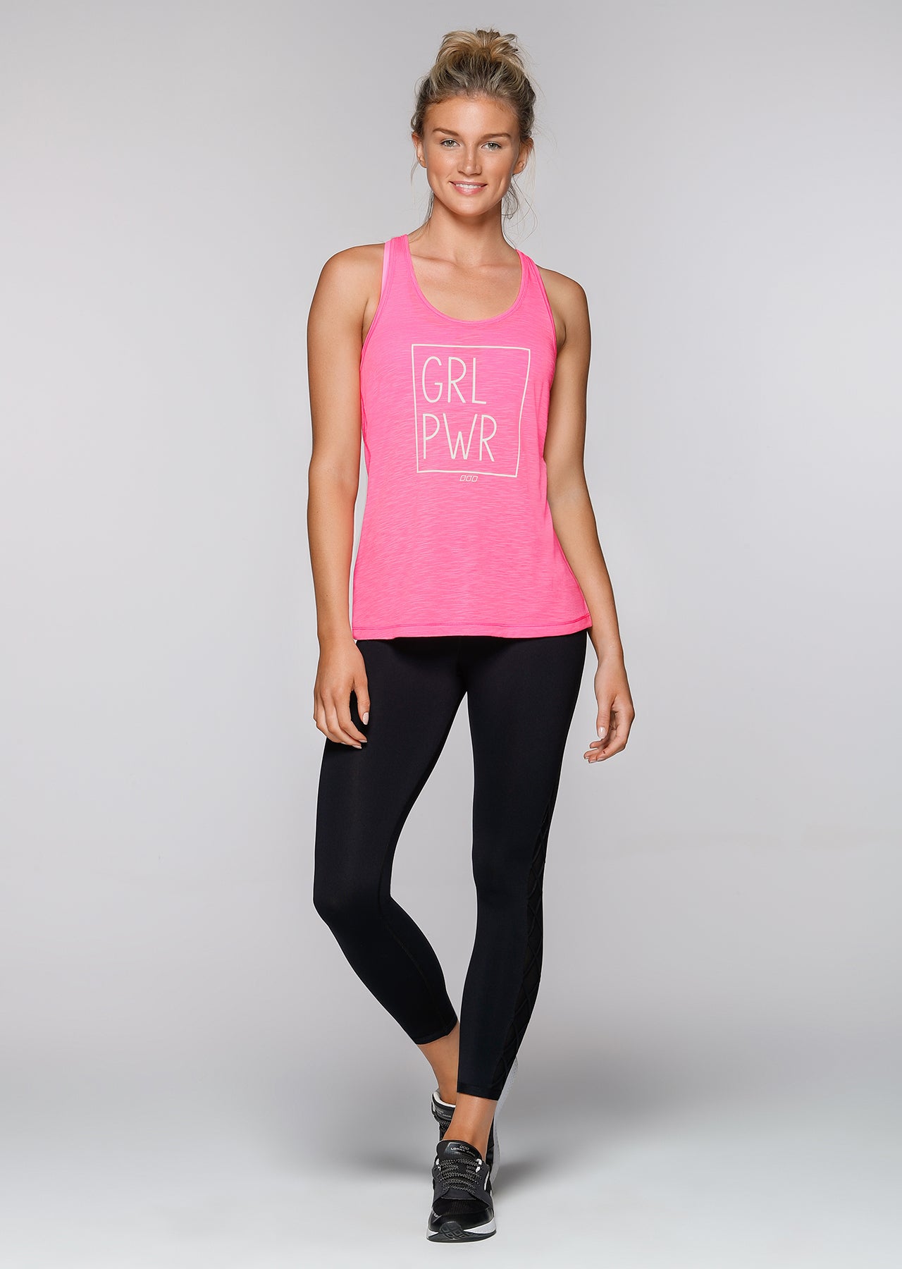 Lorna Jane Grl Pwr Tank - Hyper Pink