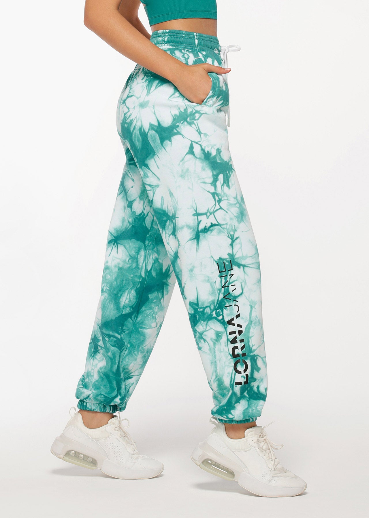 Lorna Jane Grunge Tie Dye Track Pants - Grunge Tie Dye