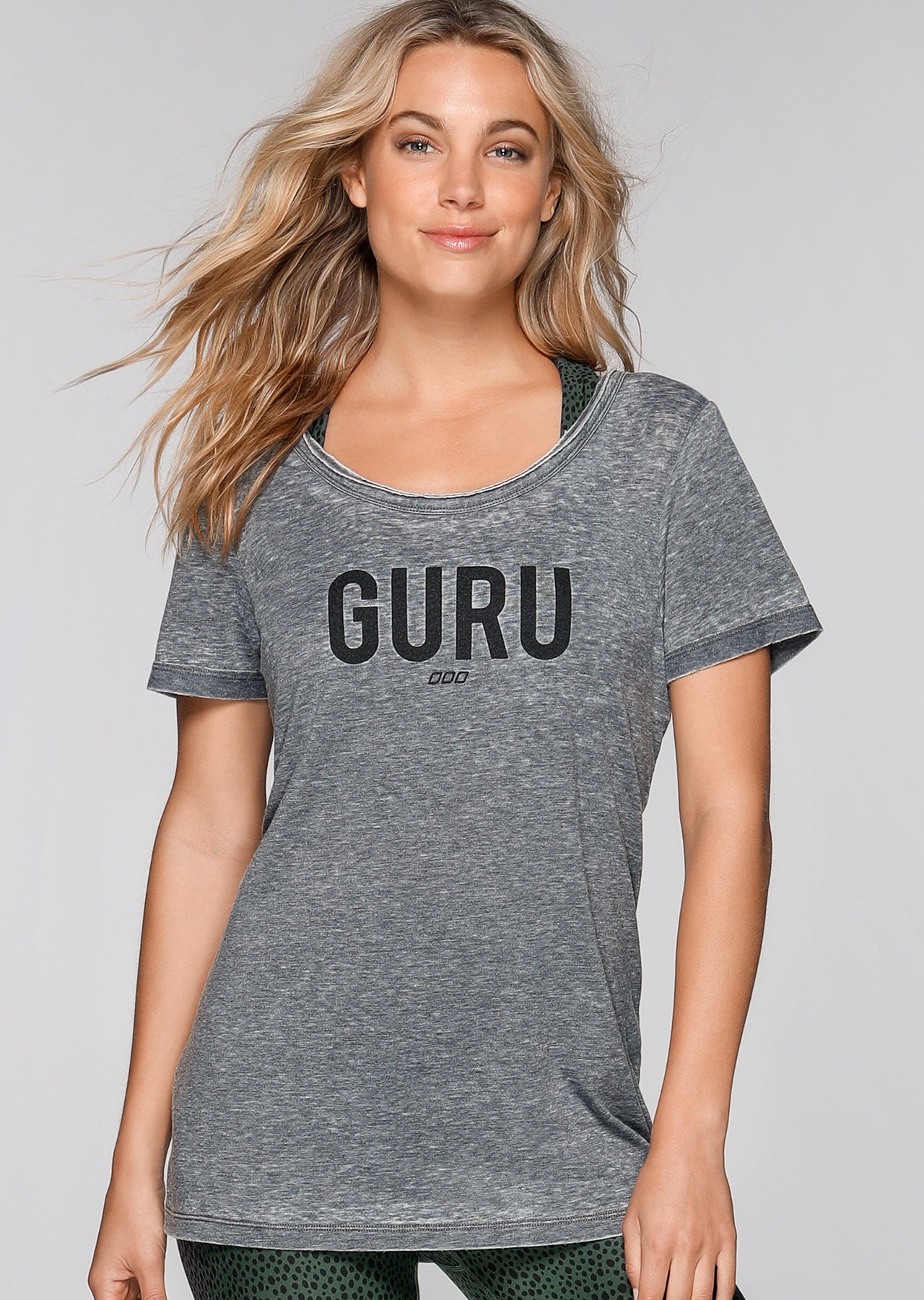 Lorna Jane Guru S/Slv Tee - Black