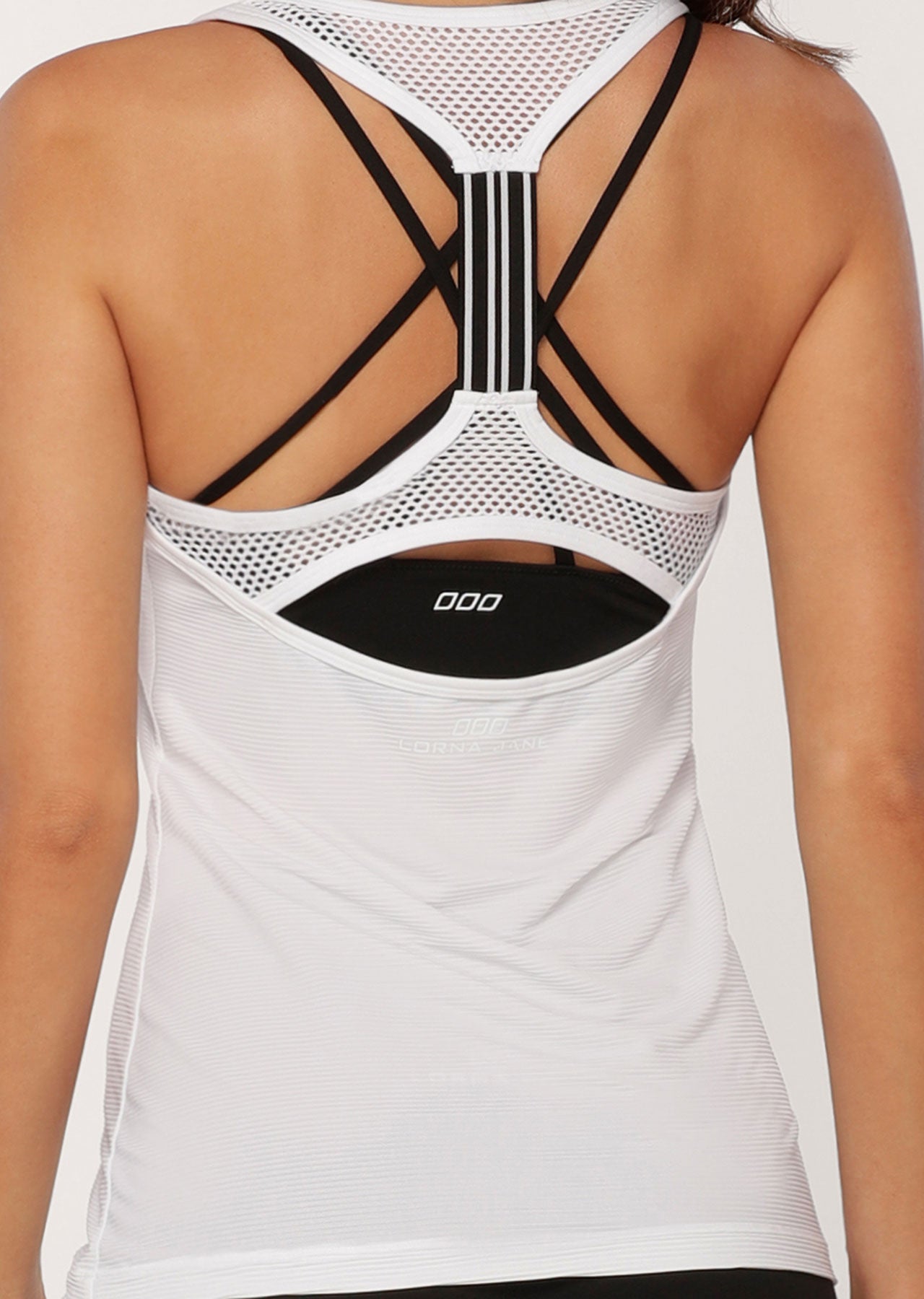 Lorna Jane Gym Active Tank - White