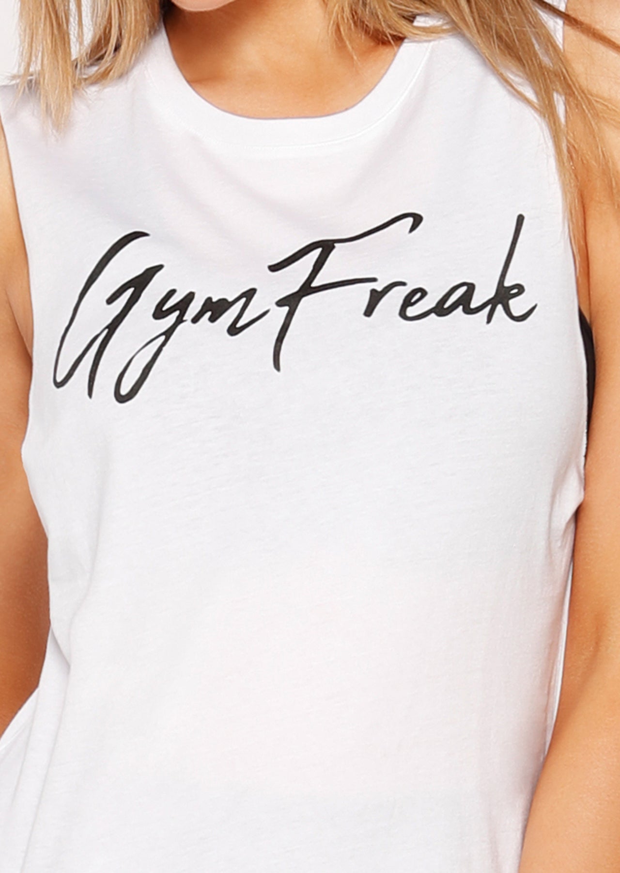 Lorna Jane Gym Freak Tank - White