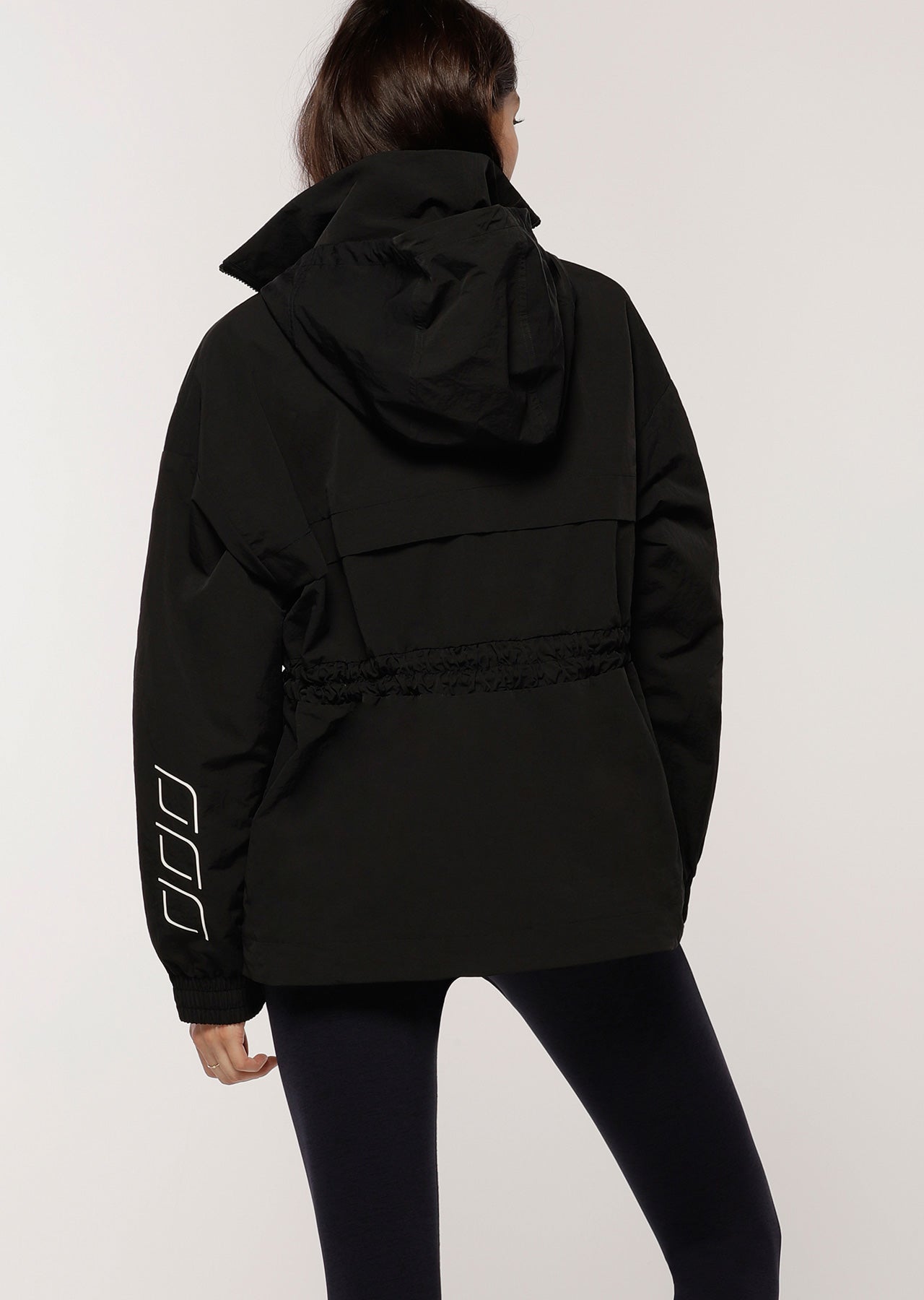 Lorna Jane Hadid Drawstring Active Jacket - Black