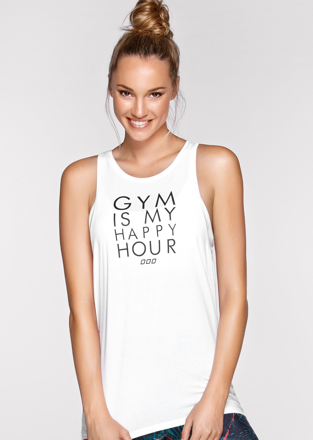 Lorna Jane Happy Hour Tank - White