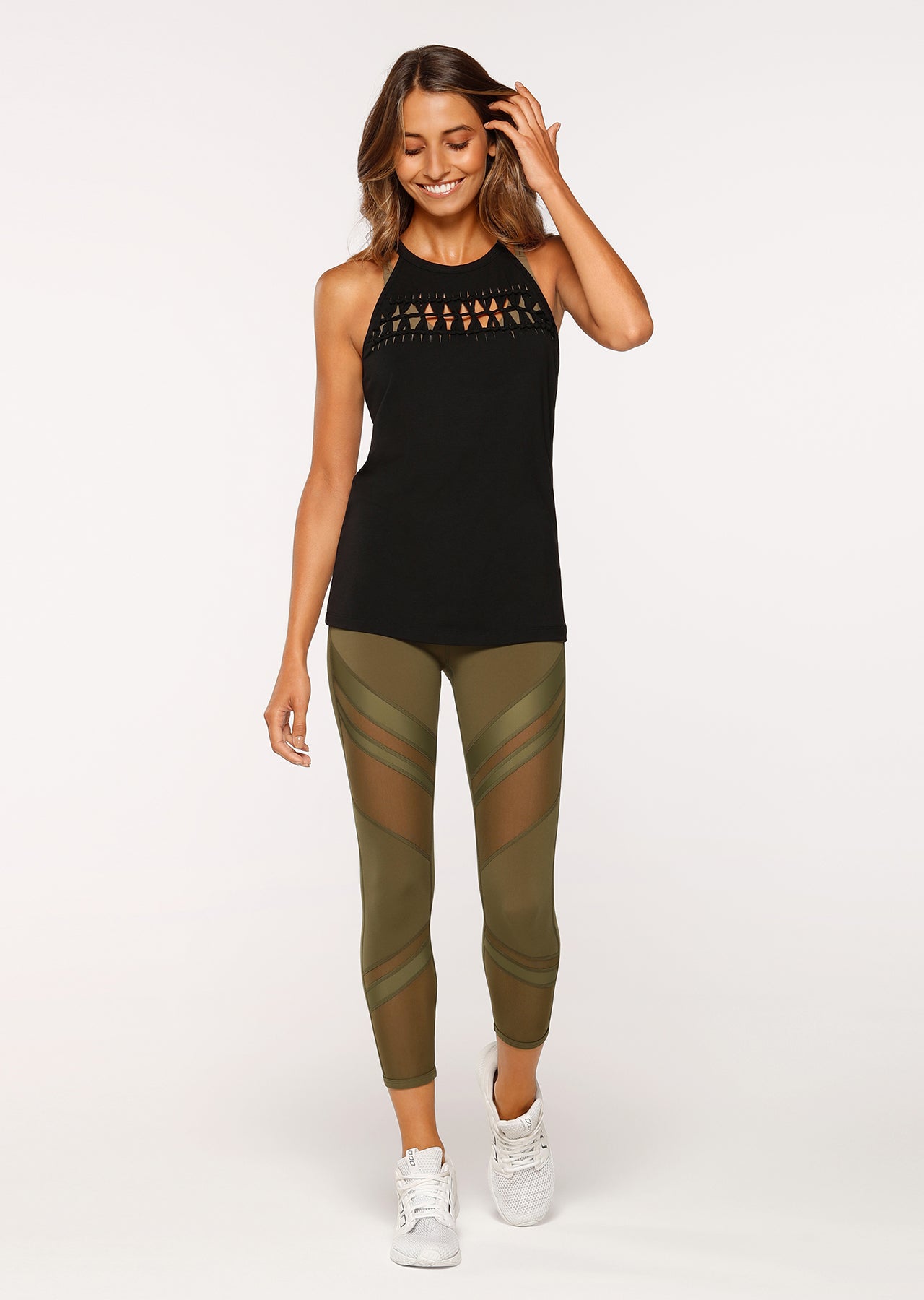 Lorna Jane Hatha Tank - Black
