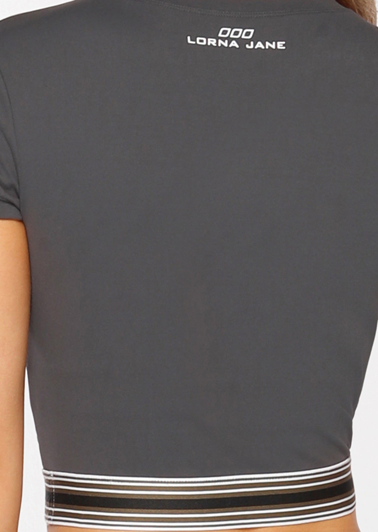 Lorna Jane Here And There Active Tee - Titanium