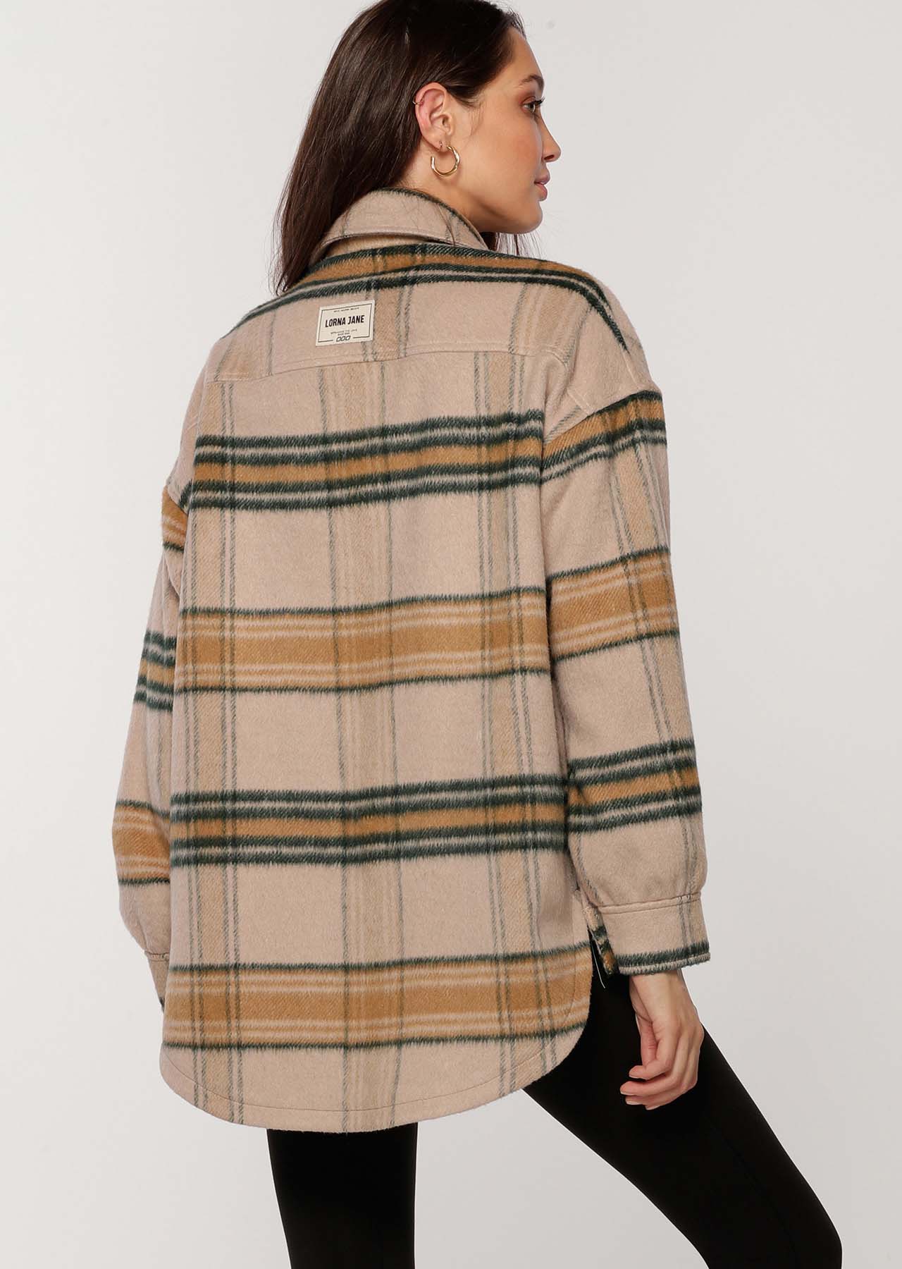 Lorna Jane Heritage Check Shacket - Heritage Check