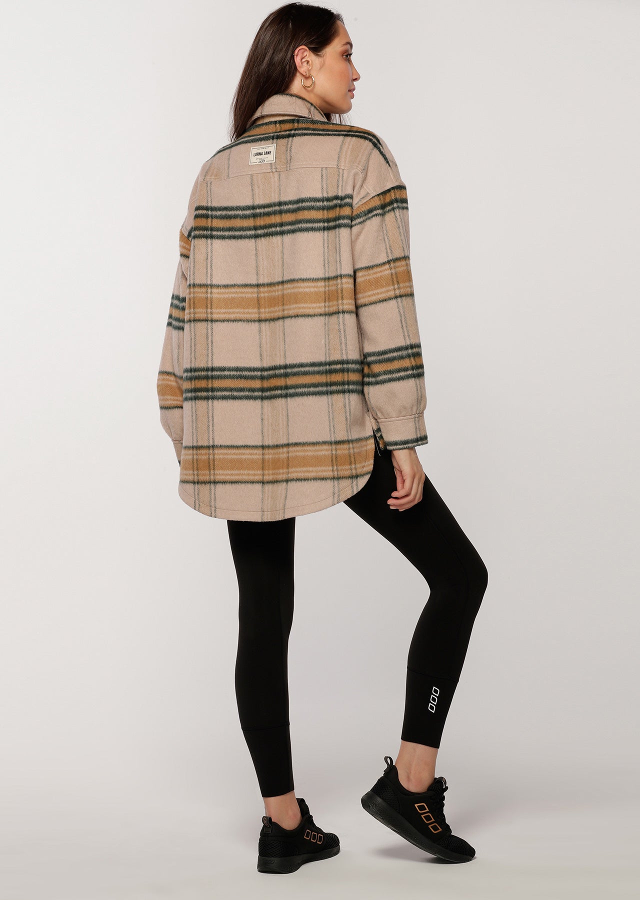 Lorna Jane Heritage Check Shacket - Heritage Check