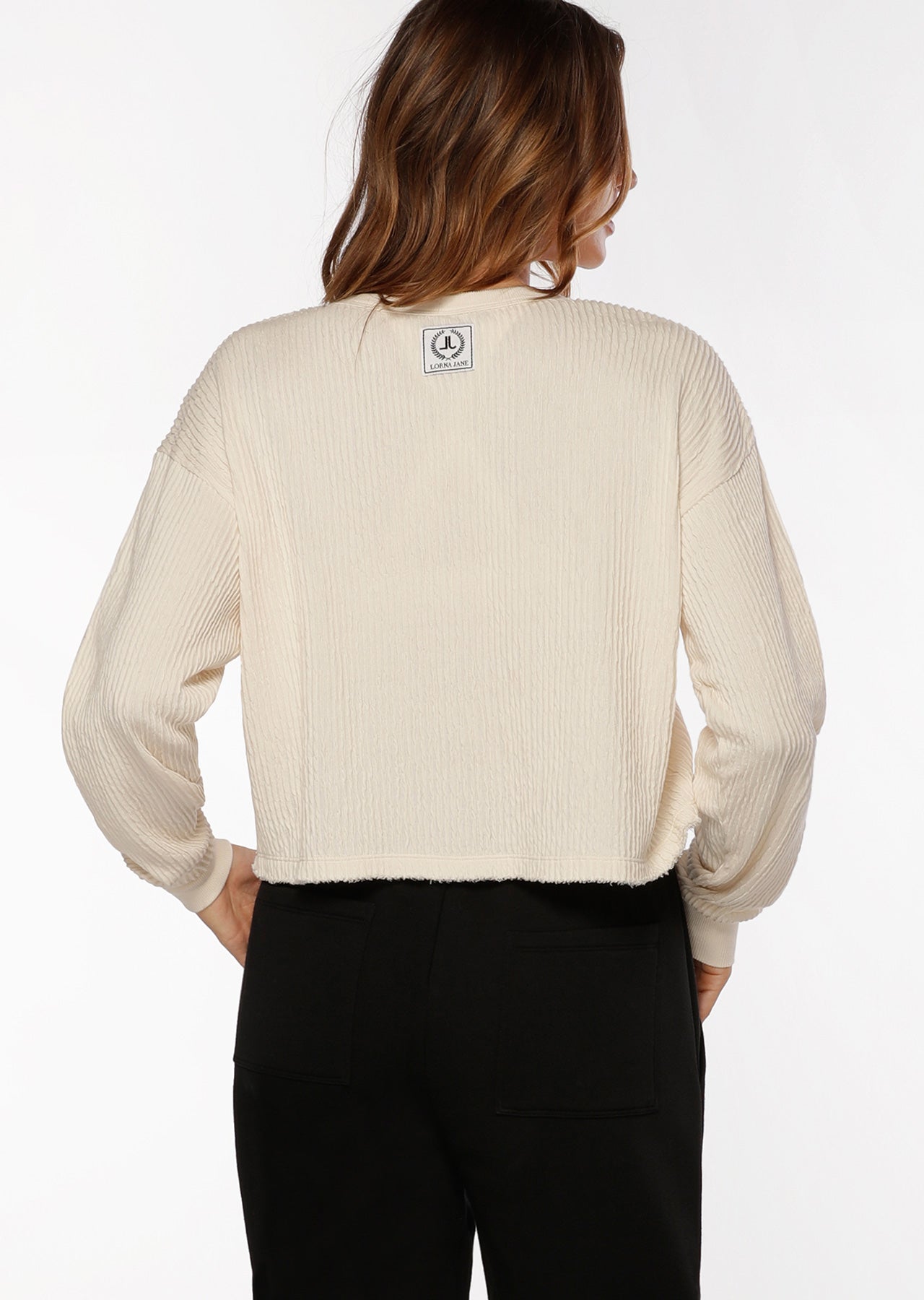 Lorna Jane Heritage Long Sleeve Top - Cream