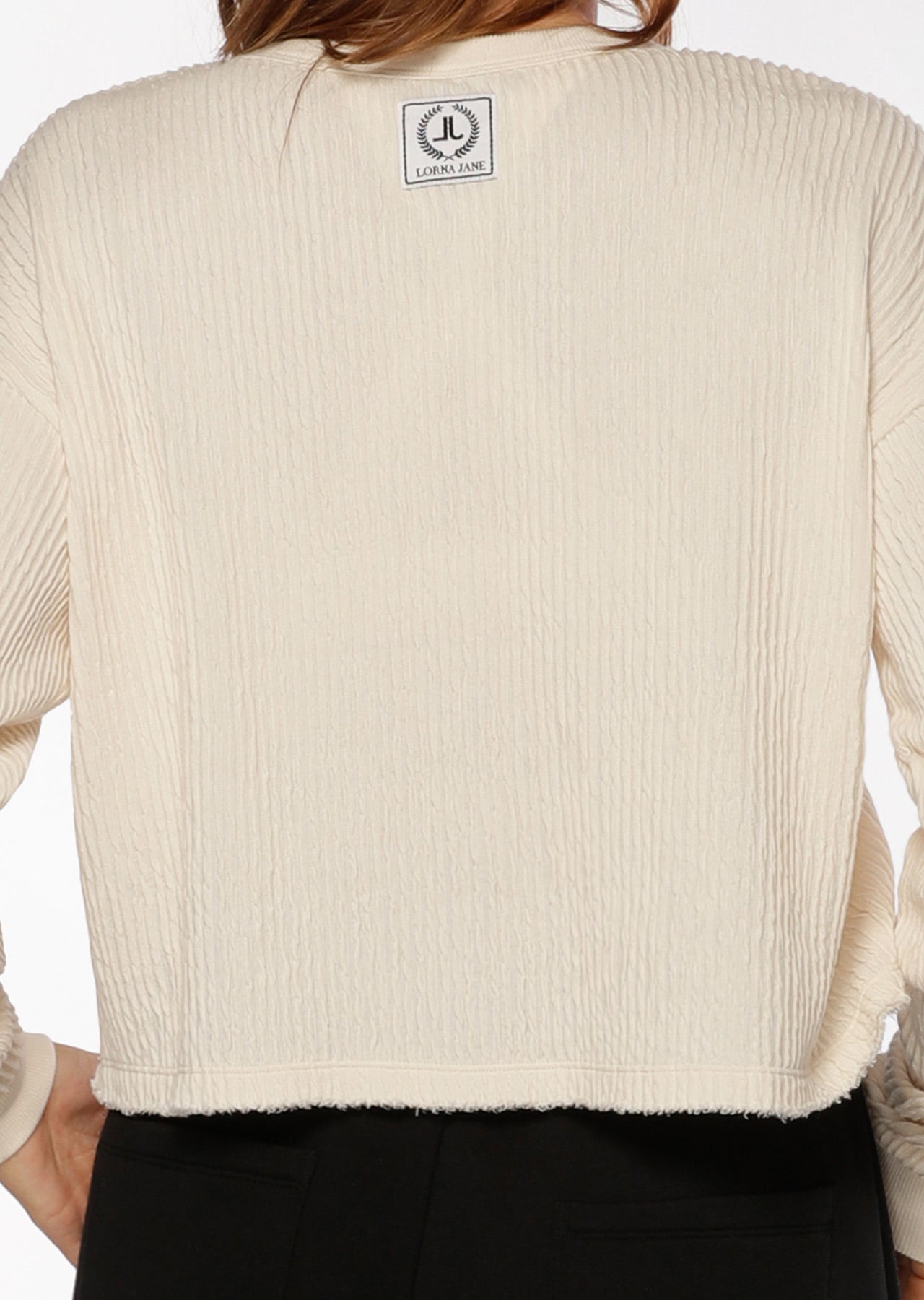 Lorna Jane Heritage Long Sleeve Top - Cream
