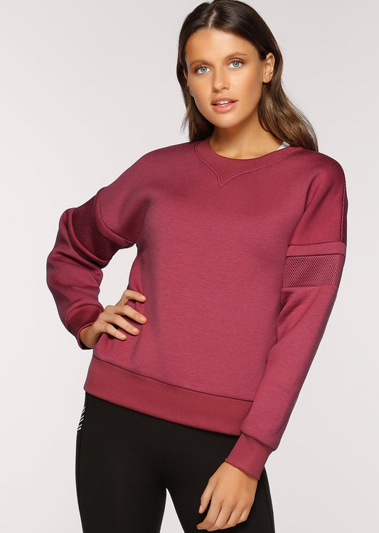 Lorna Jane Hero Sweatshirt - Raspberry Sorbet