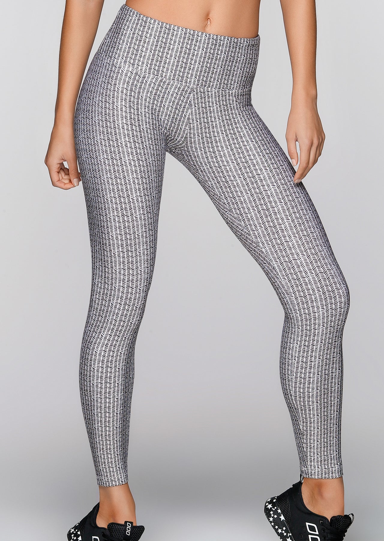 Lorna Jane Herringbone Core A/B Tight - Herringbone Print