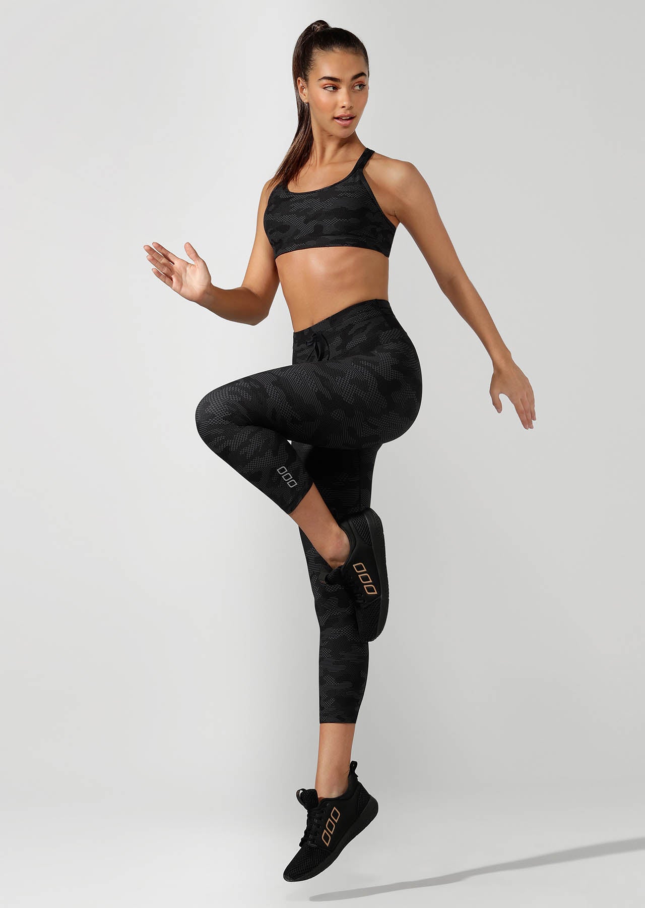 Lorna Jane High Impact 7/8 Tight - Camo