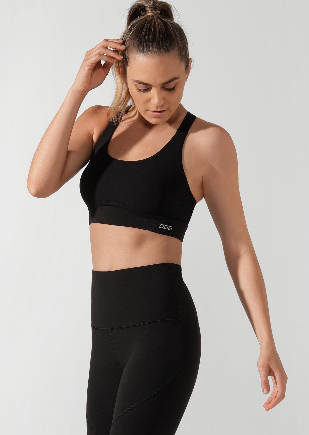 Lorna Jane High Impact Sports Bra - Black